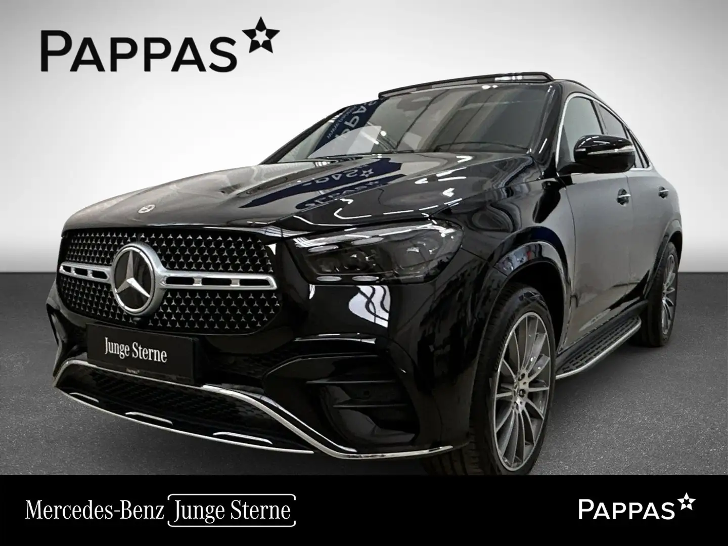 Mercedes-Benz GLE 450 d 4MATIC Coupé Stdhz PTS Distr Navi Pano Schwarz - 1