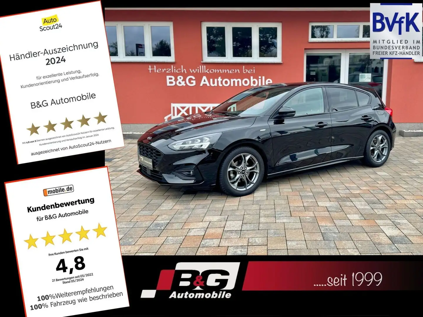 Ford Focus ST-Line*LED*B&O Sound*Garantie* Noir - 1