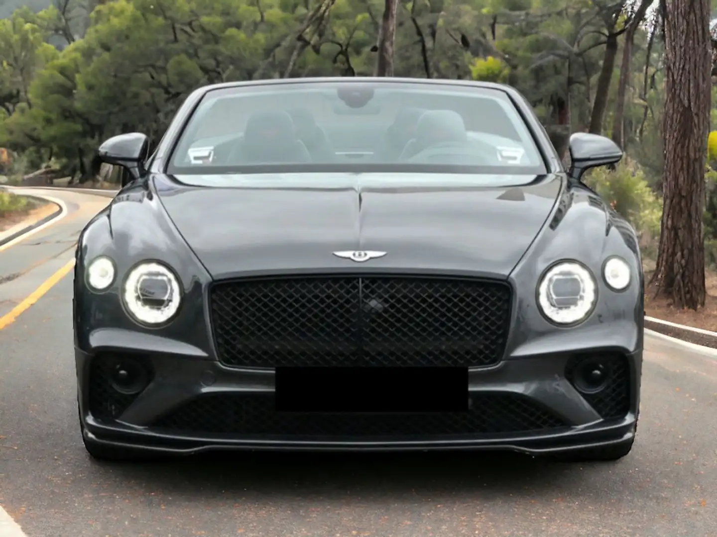 Bentley Continental GT Convertible V8 Gris - 1