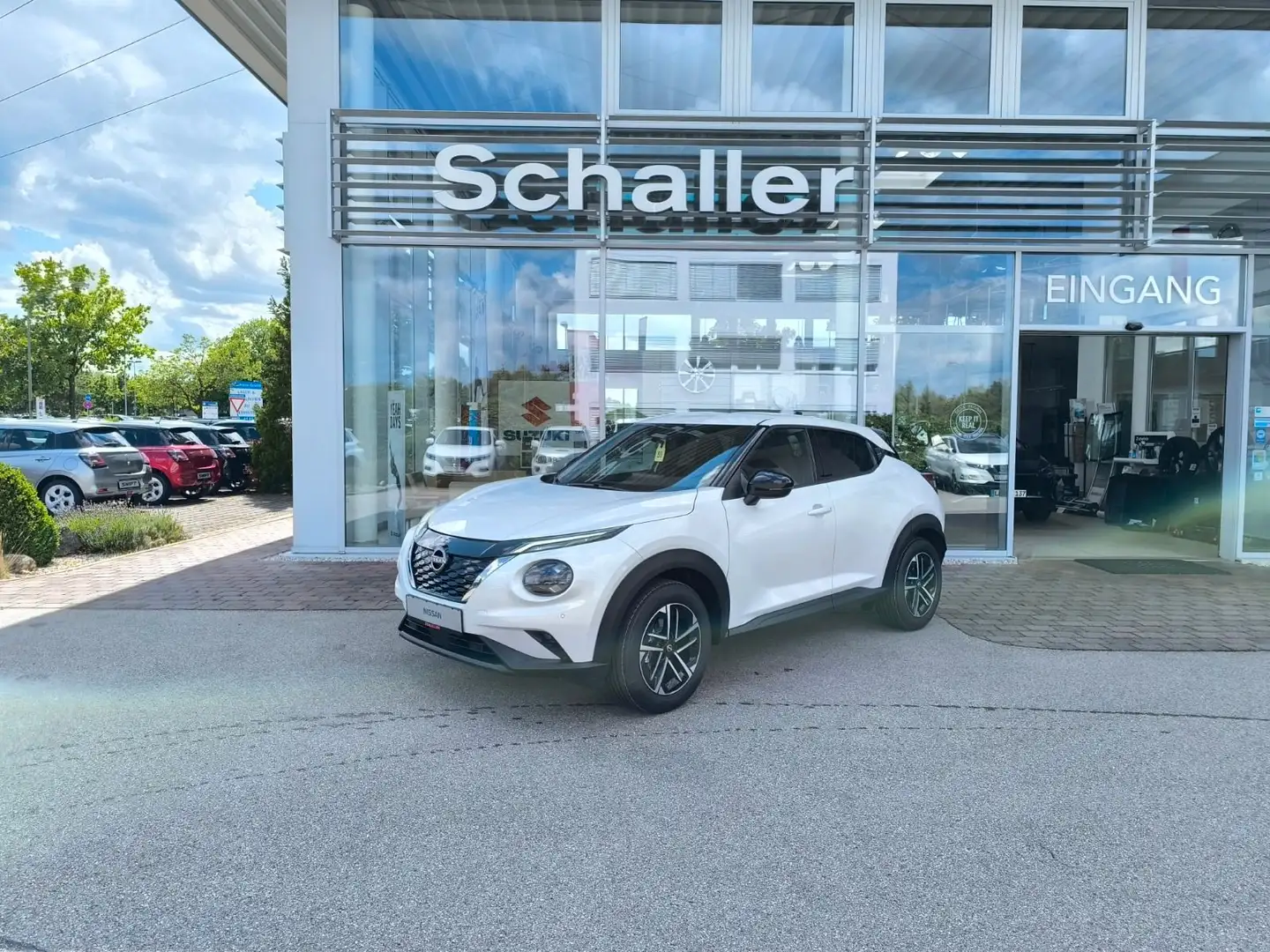 Nissan Juke 1.6 Hybrid 4AMT Automatik - N-Connecta Weiß - 1