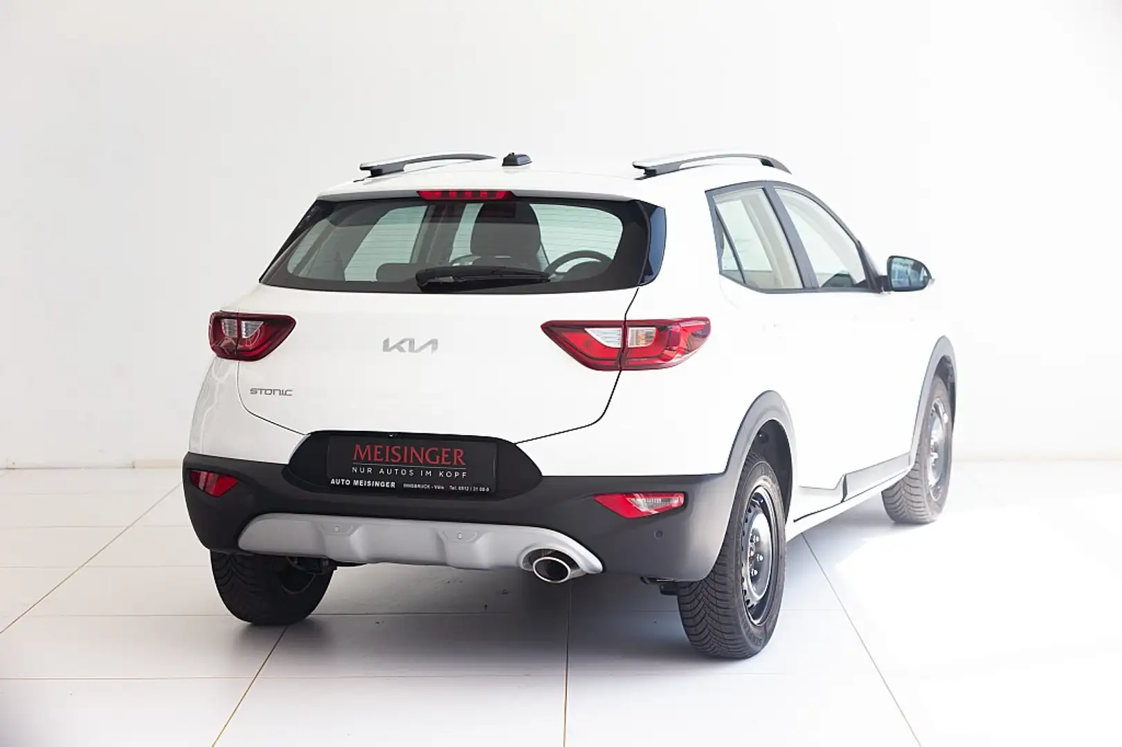 Kia Stonic 1,0 TGDI GPF ISG Silber Weiß - 2