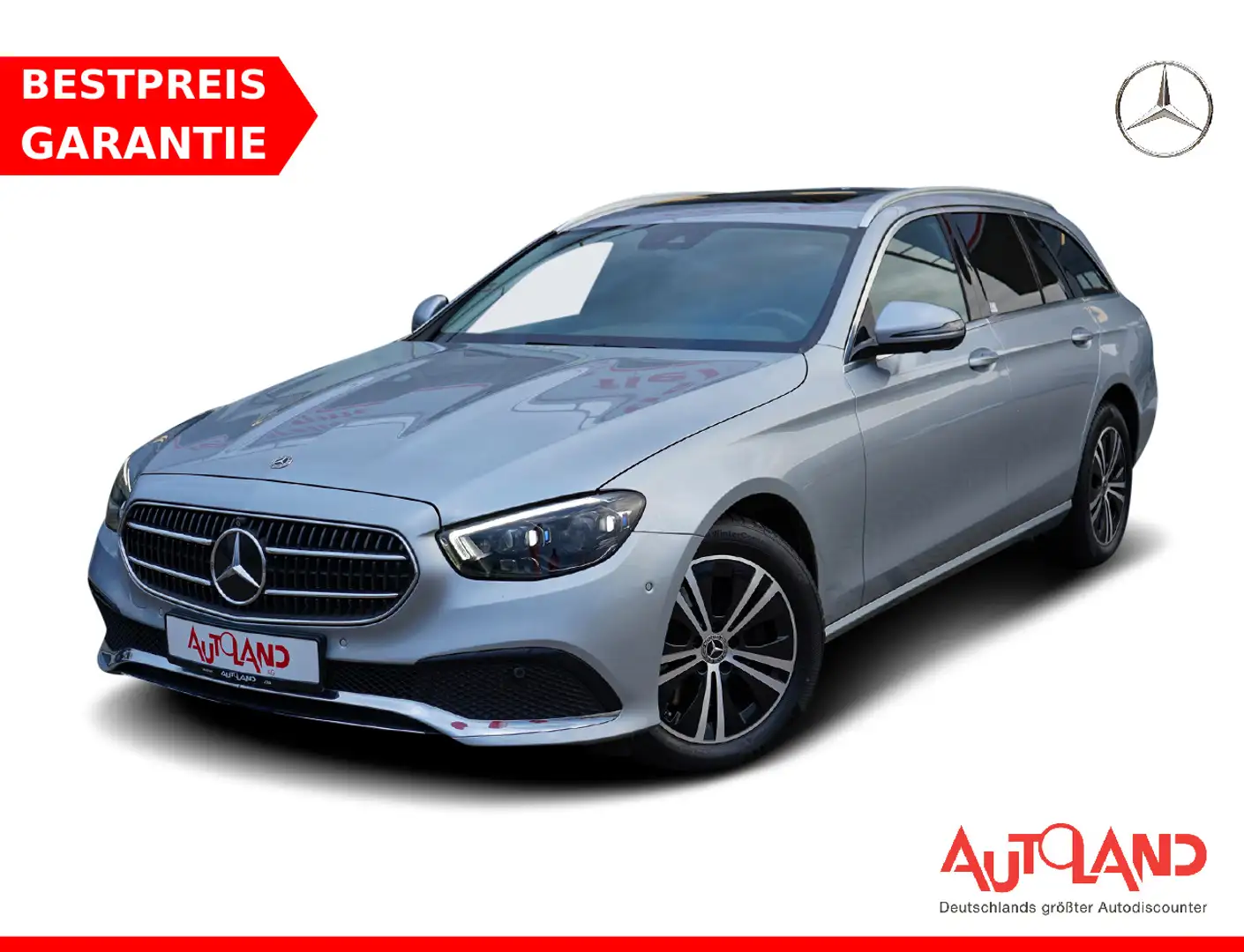 Mercedes-Benz E 200 E220 d T 4Matic Avantgade 360° Android Apple ACC Silber - 1
