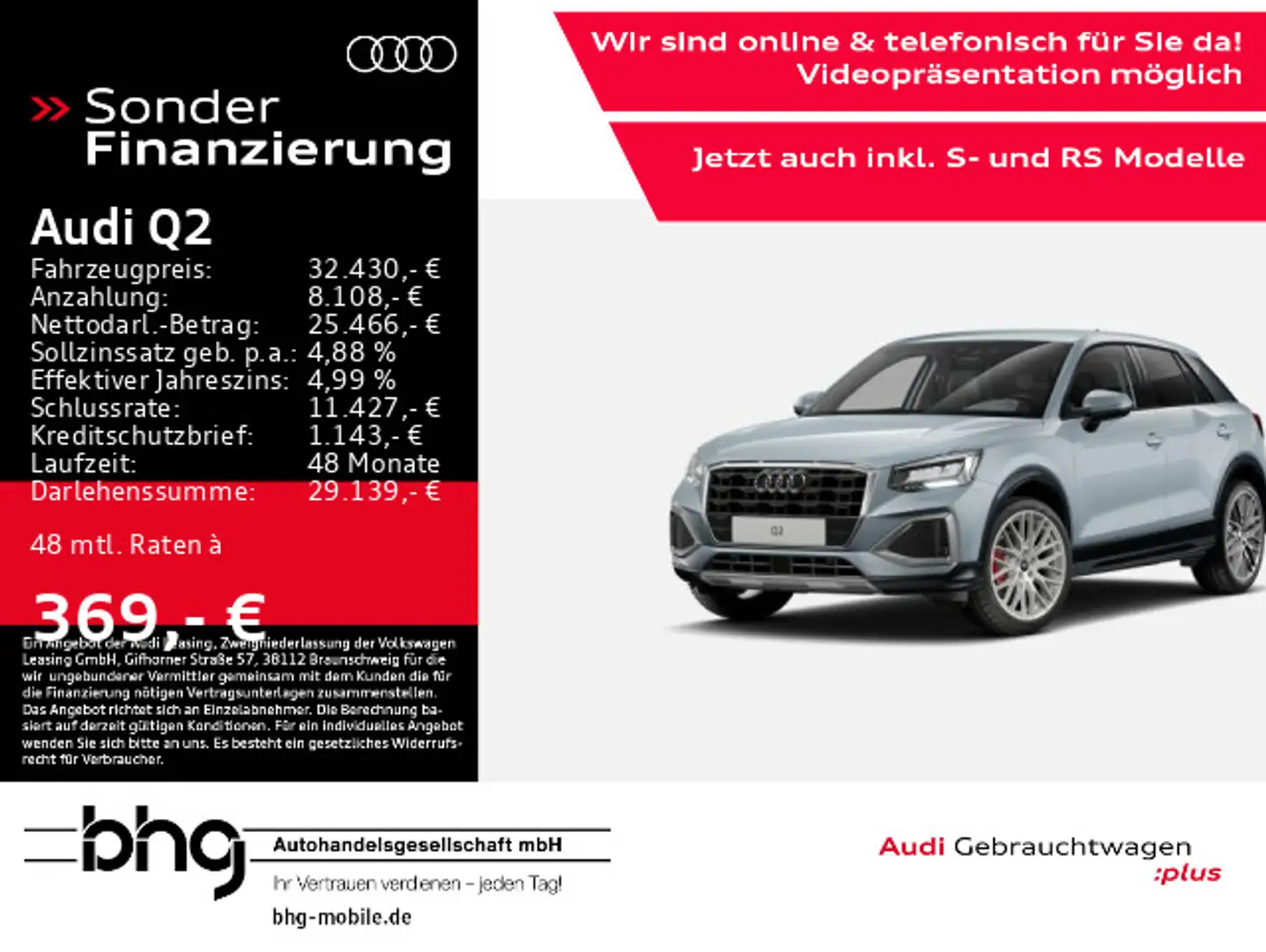 Audi Q2 35 TFSI S tronic advanced Gris - 1