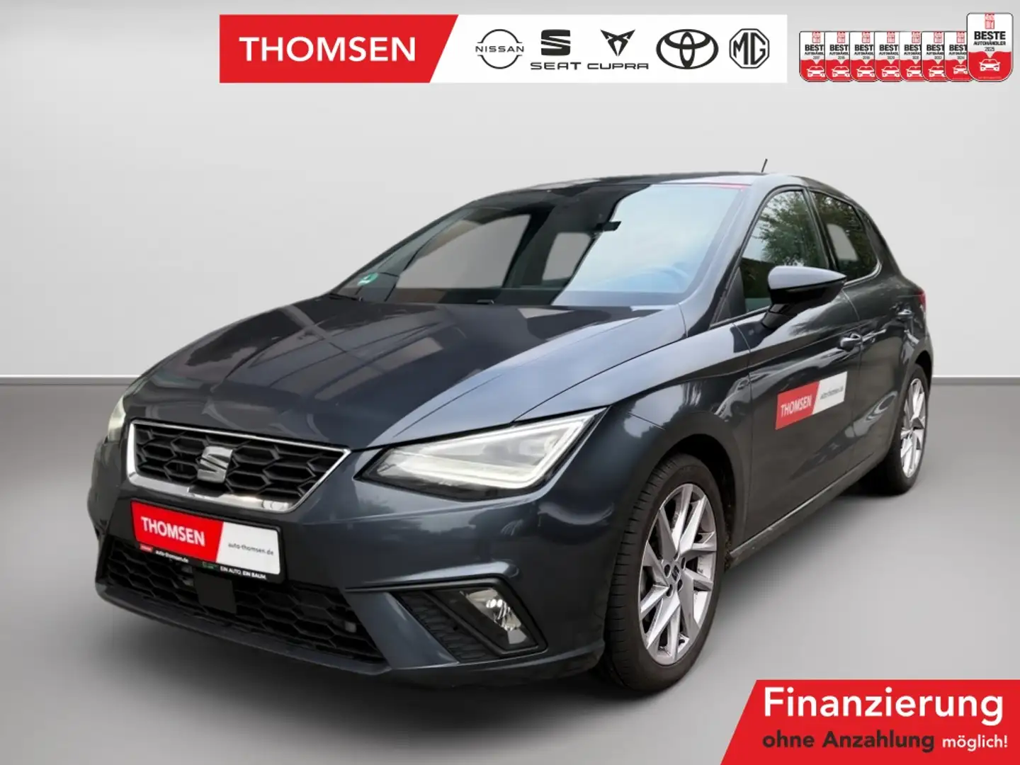 SEAT Ibiza 1.0 TSI FR DSG+ACC+AUT+LED+Navi+Virtual+LM Grau - 1