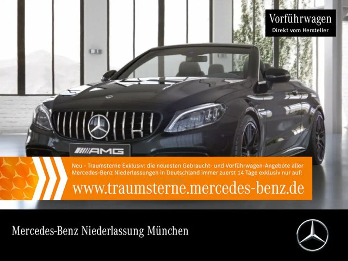 Mercedes-Benz C 63 AMG AMG Cab. Driversp Perf-Abgas Distr. COMAND Kamera Noir - 1