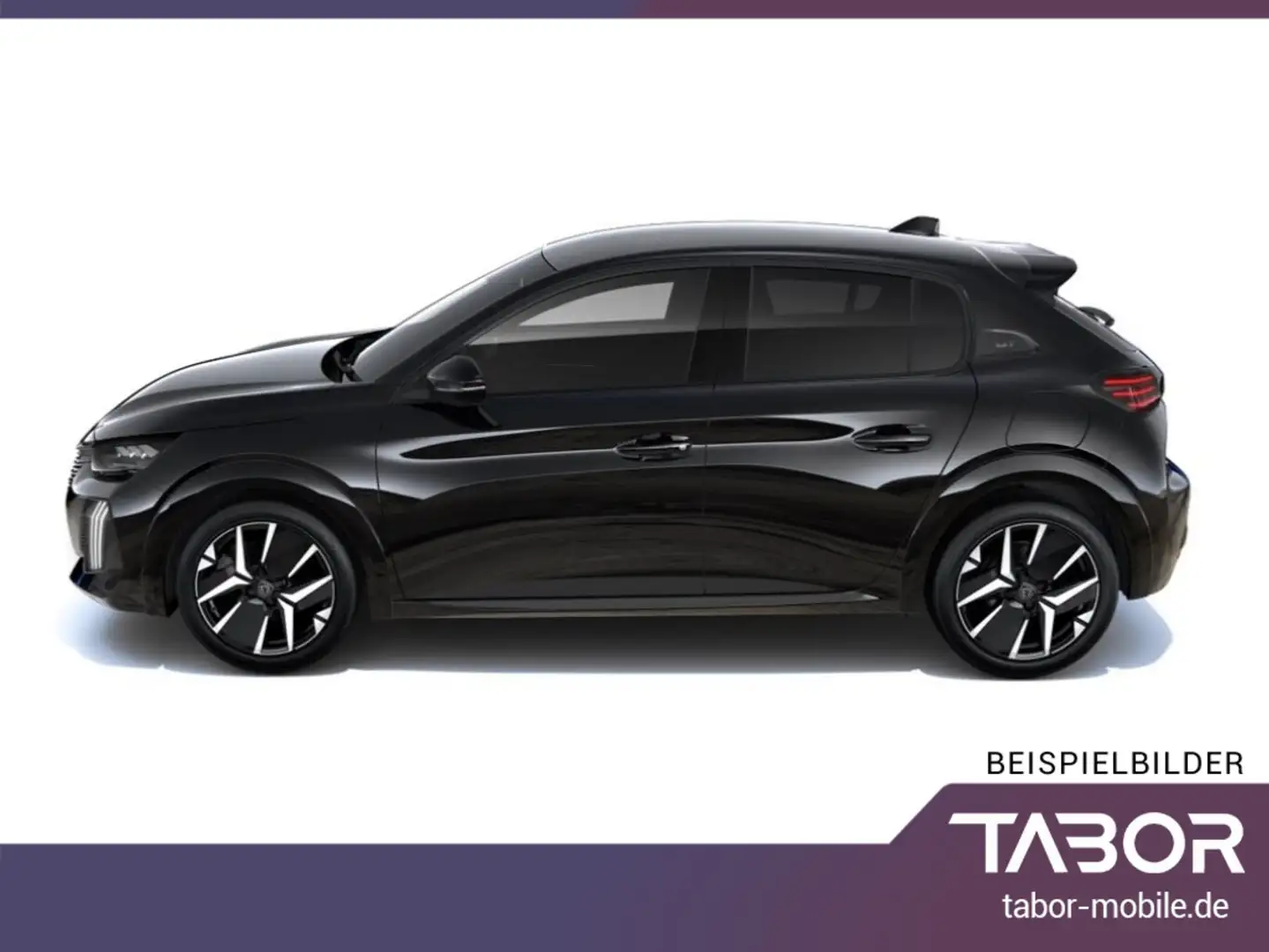 Peugeot 208 MHEV 136 eDSC6 GT LED Kam Keyless PDC DigCo Schwarz - 2