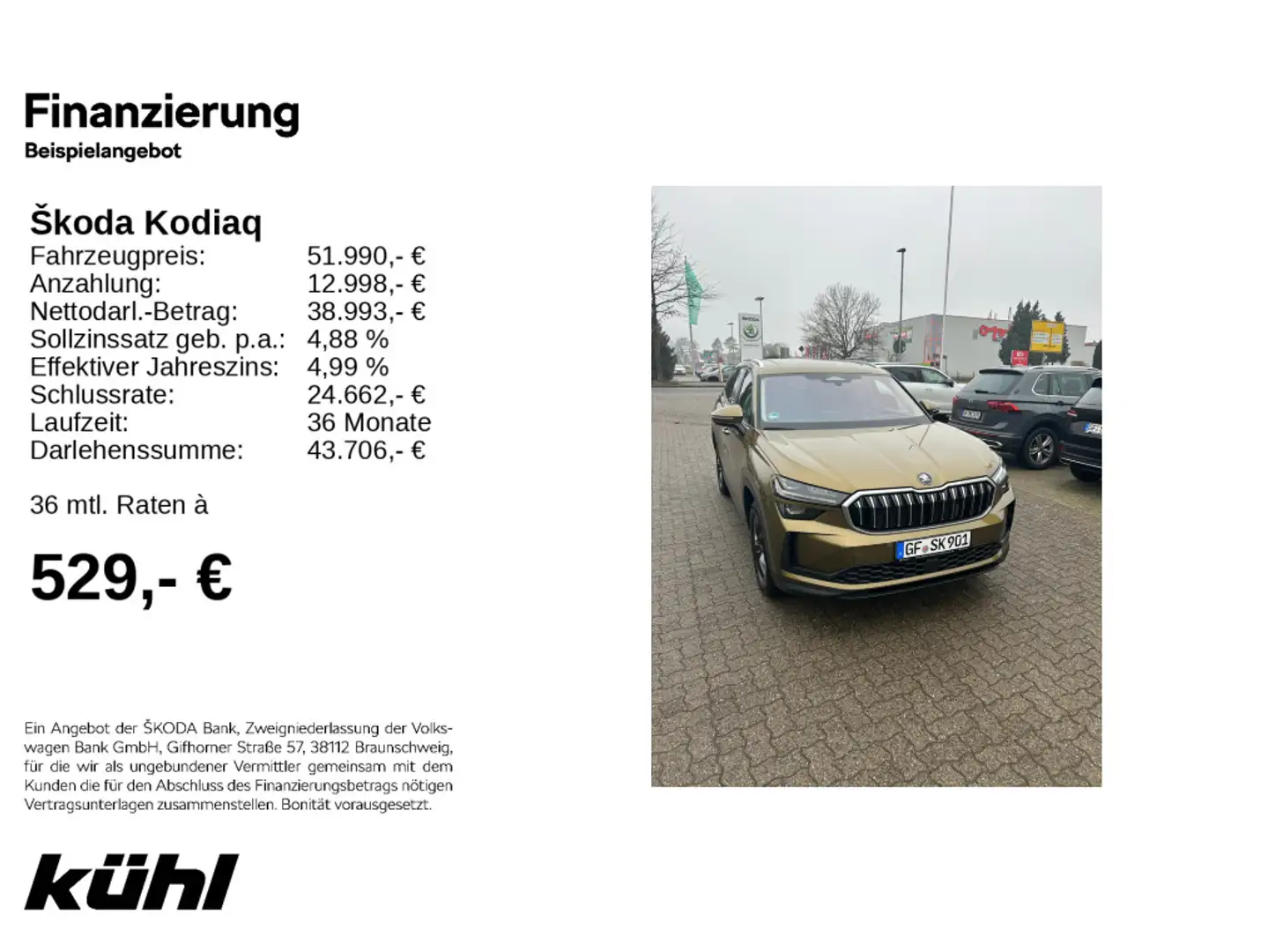 Skoda Kodiaq 2.0 TDI DSG 4x4 Selection Gold - 1