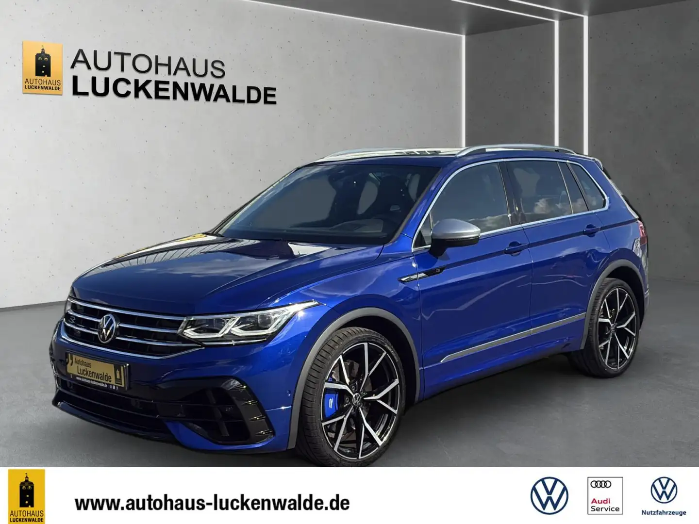 Volkswagen Tiguan R *PANO*IQ-MATRIX*AHK*HuD*ACC*NAV*R-CAM* Blau - 2