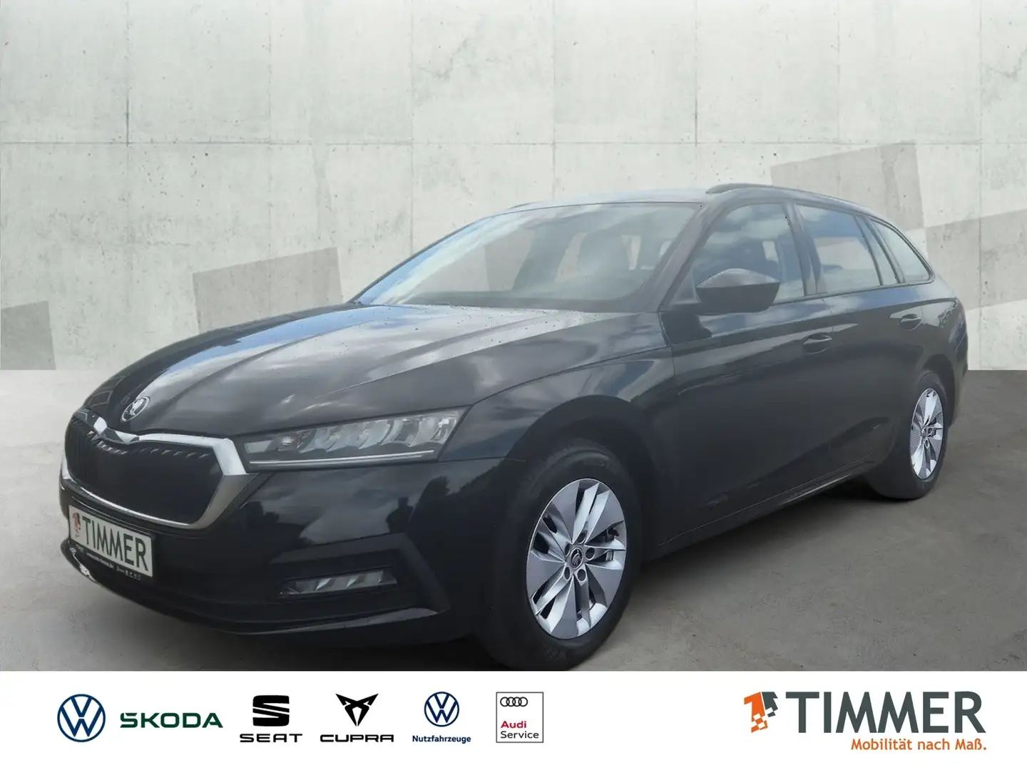 Skoda Octavia Combi 2.0 TDI DSG *LED *VIRTUAL *KEYLESS *NAVI *S Schwarz - 1