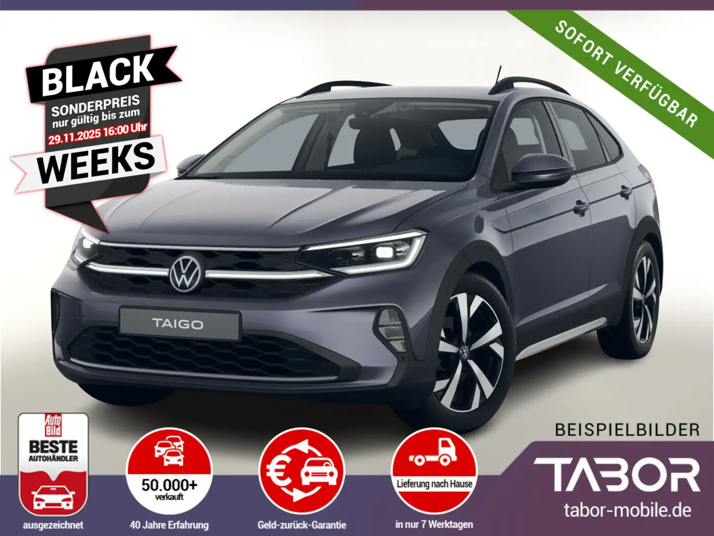 Volkswagen Taigo 1.0 TSI 116 DSG Matrix R2D UVP-32%* Gris - 1