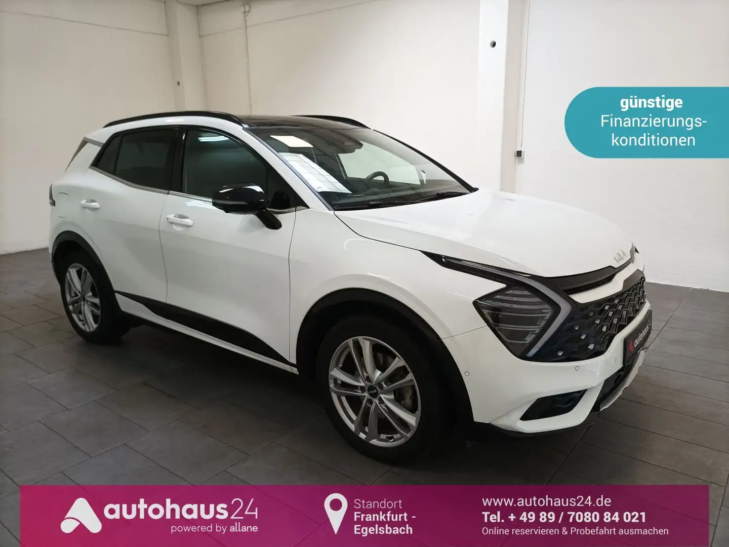 Kia Sportage 1.6 T-GDI 4WD|Navi|Pano|CAM|LED Weiß - 1