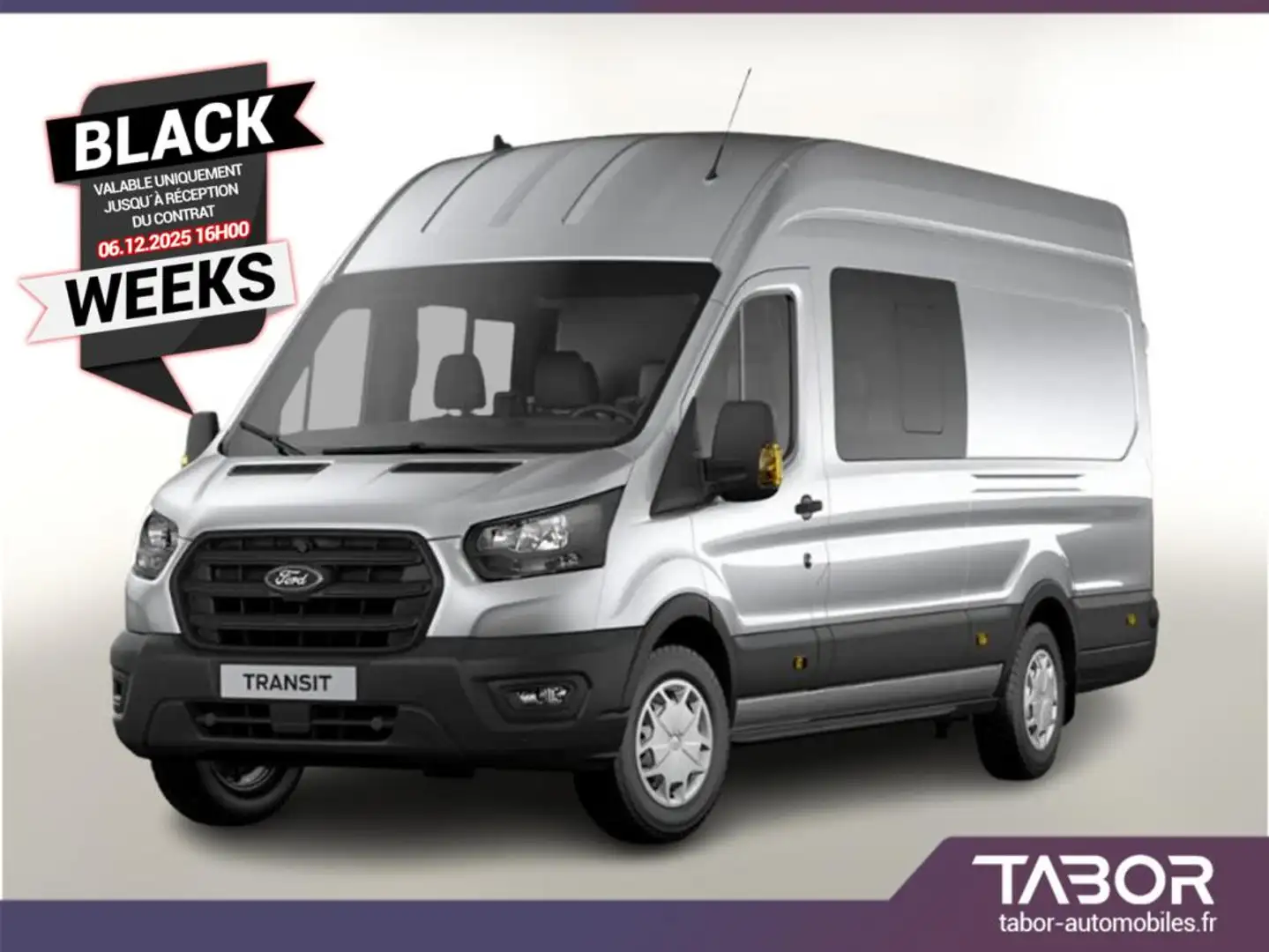 Ford Transit DCiV 350 TDCi 165 RWD L4H3 Trend Argent - 1