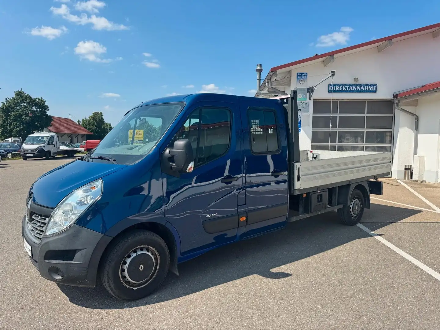 Renault Master Doppelkabine mit Pritsche Blau - 2