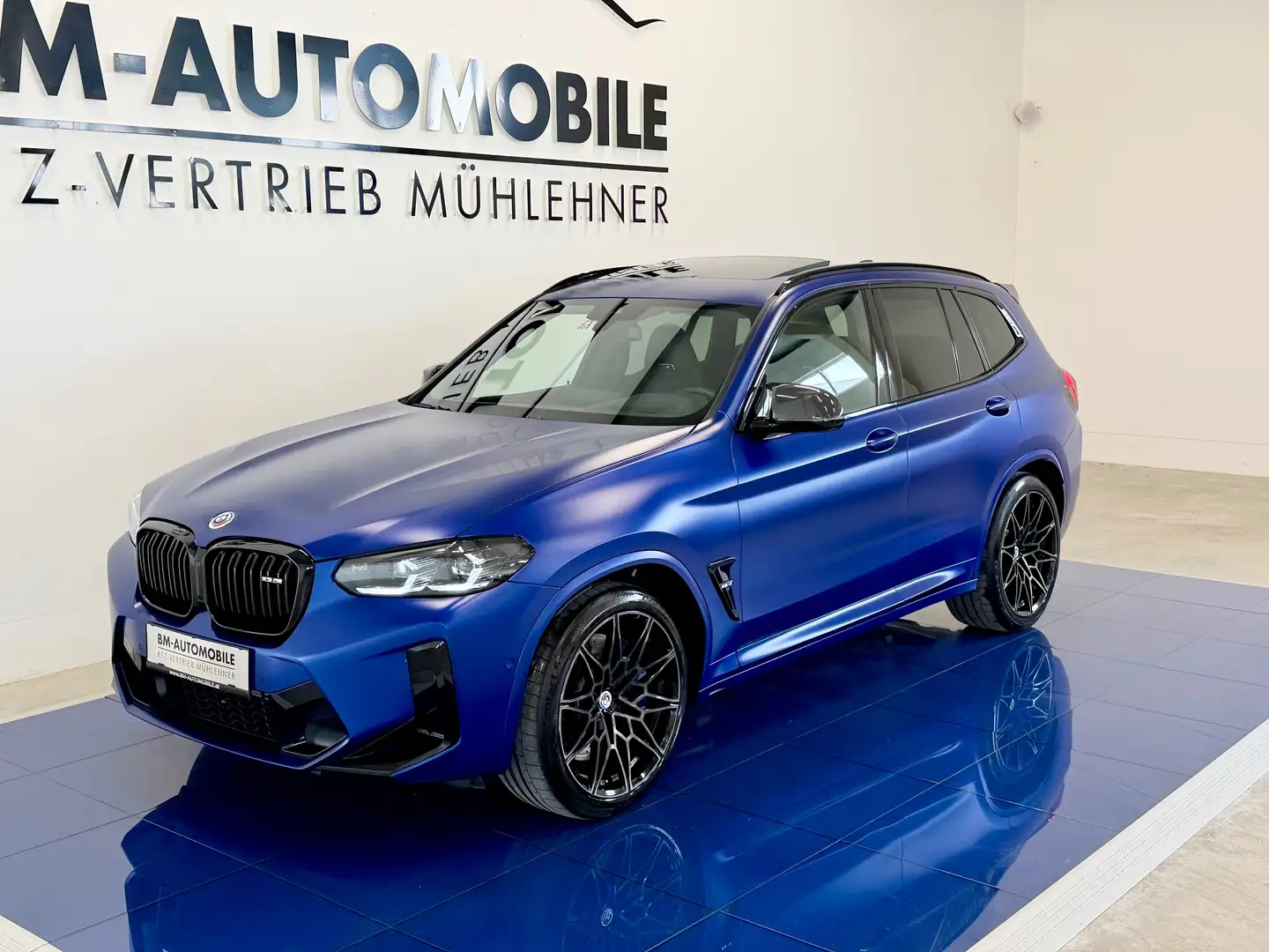 BMW X3 M Competition 510PS,Individual Matt,H&K,HeadUp,21" Blau - 2