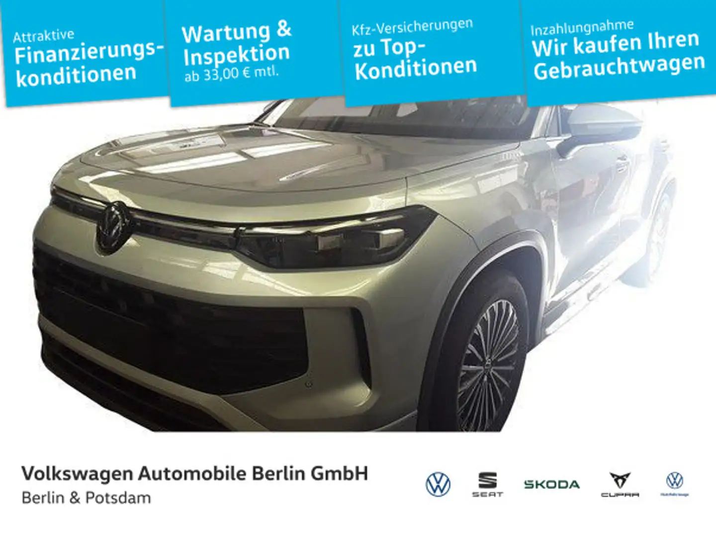 Volkswagen Tayron 1.5 eTSI Life 5J-Garantie AHK Kamera LED Silber - 1
