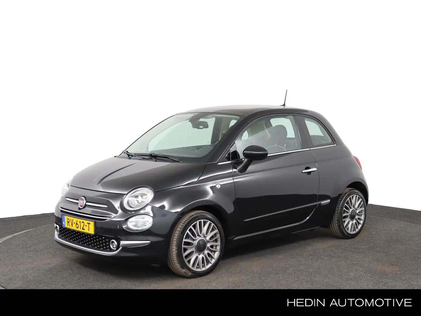 Fiat 500 1.2 Lounge | Navigatie | Panoramadak | Carplay | C Noir - 1