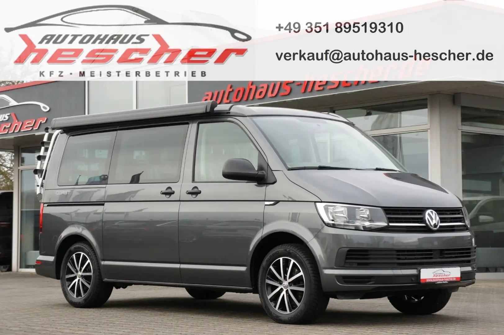 Volkswagen T6 California Coast 2.0 TDI DSG *STANDHZG*AHK* Grau - 1