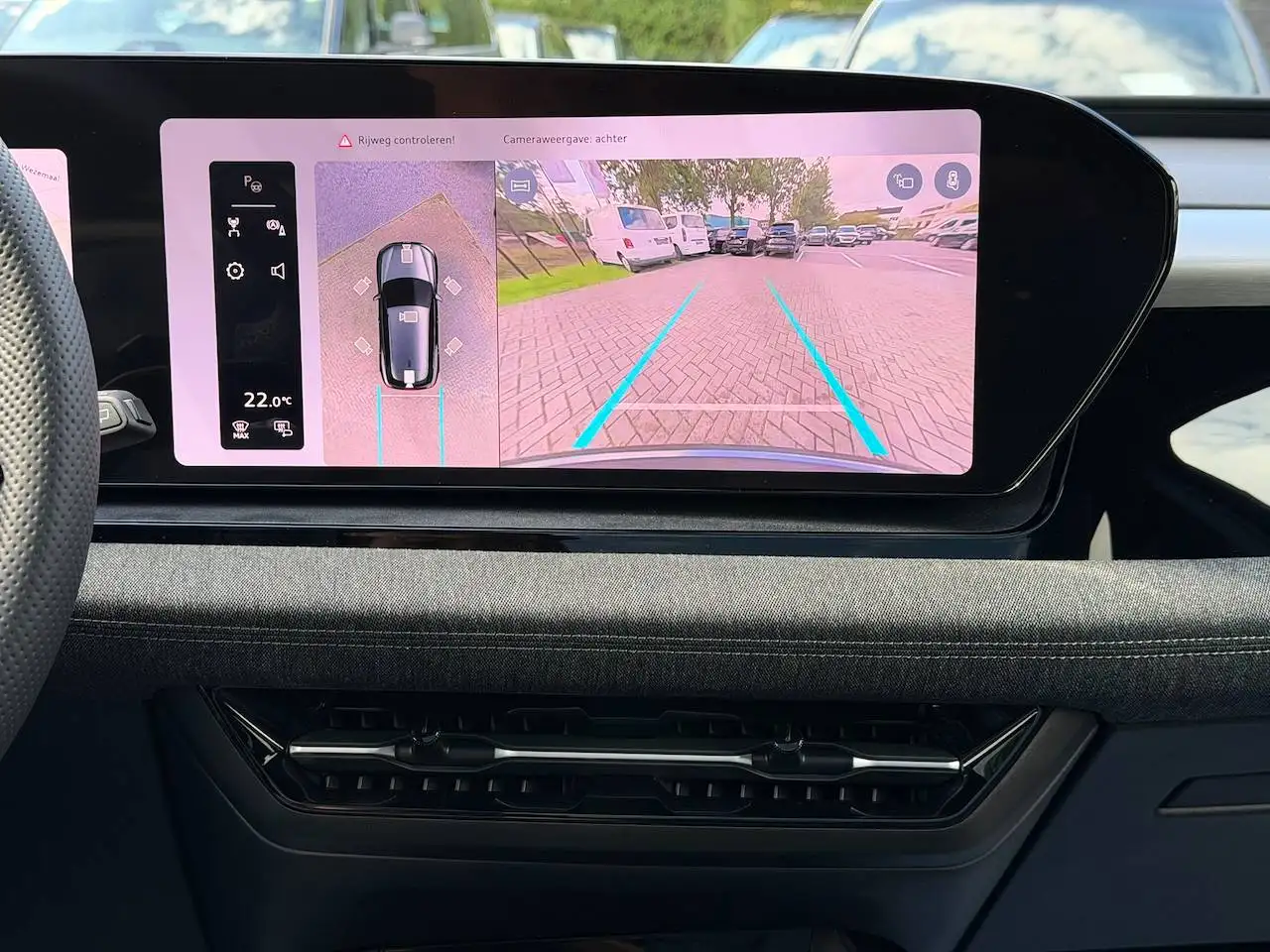 Audi Q6 e-tron 100 kWh PERFORMANCE S LINE EDITION TREKHAAK PANORAMA 360° CAM MEMORY SEATS — 14/15