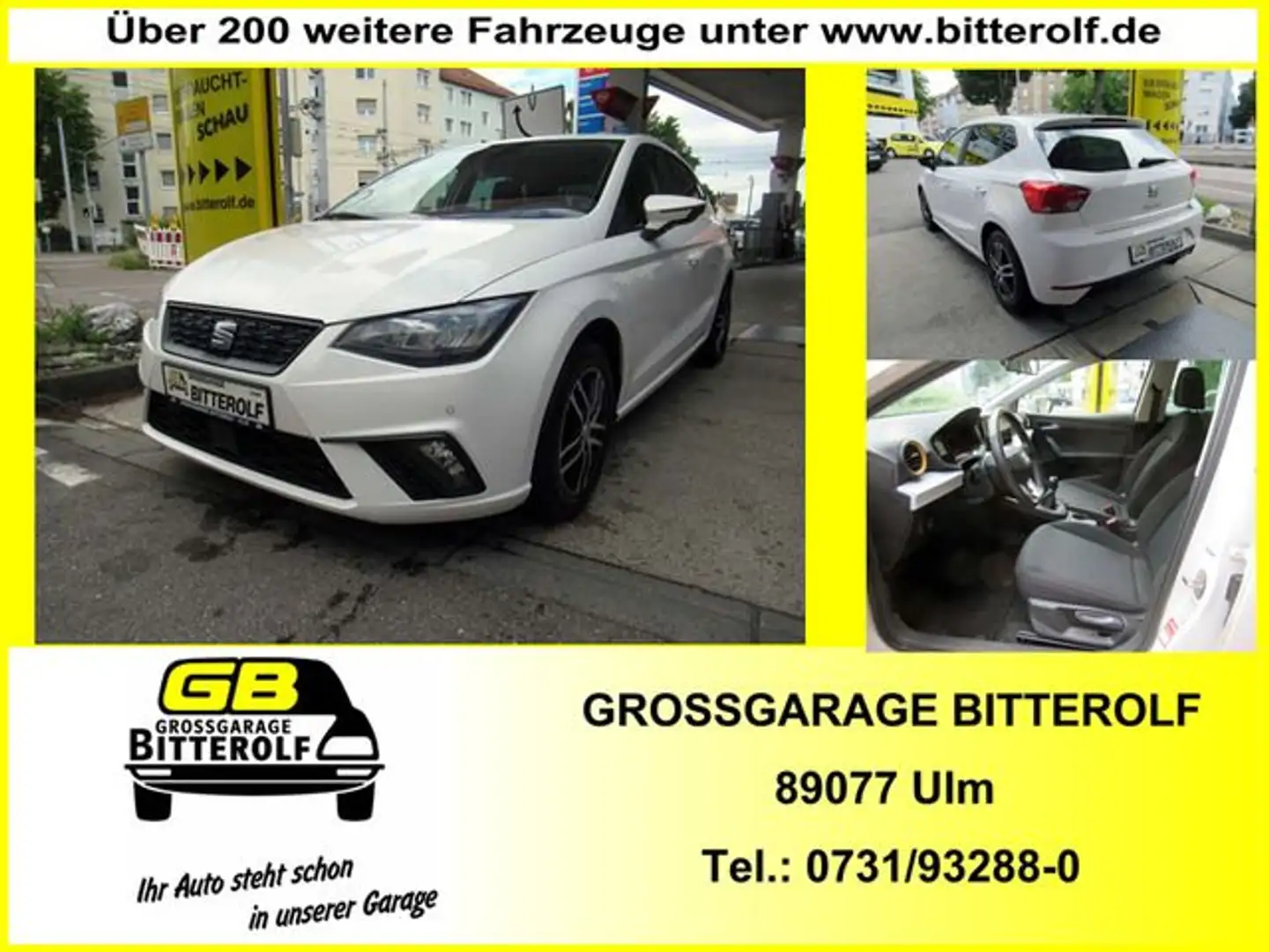 SEAT Ibiza 1.0TSI Style 5tg Navi/ACC/RFK/LED Weiß - 1