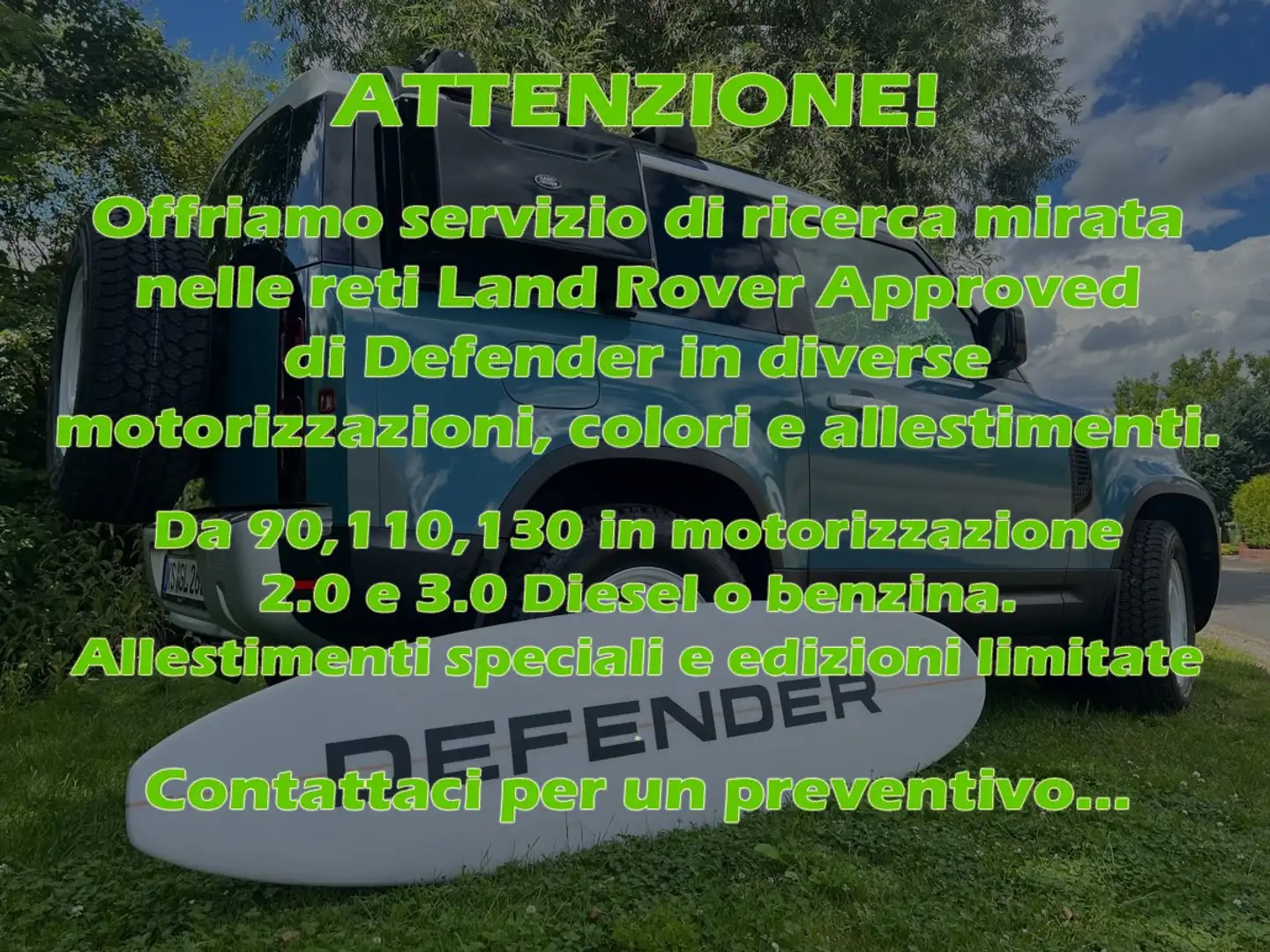 Land Rover Defender 90 3.0d i6 mhev X-Dynamic SE awd 250cv Schwarz - 2