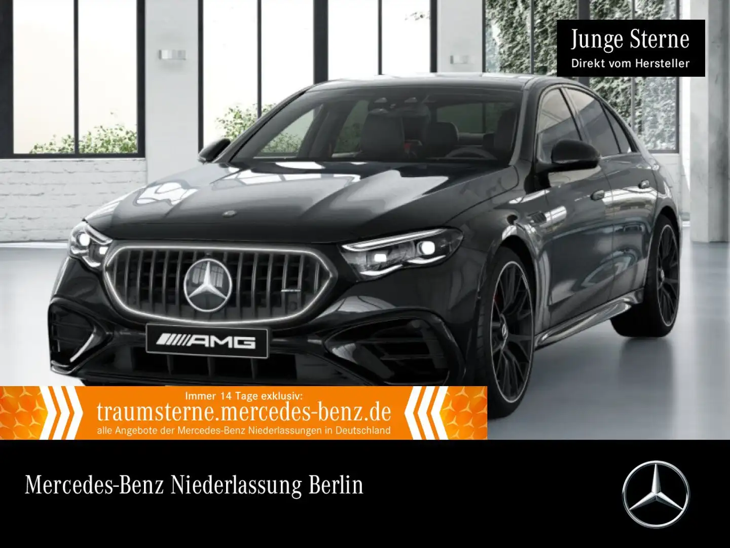 Mercedes-Benz E 53 AMG 4M Hybrid Driversp Fahrass 360° Pano PTS Schwarz - 1