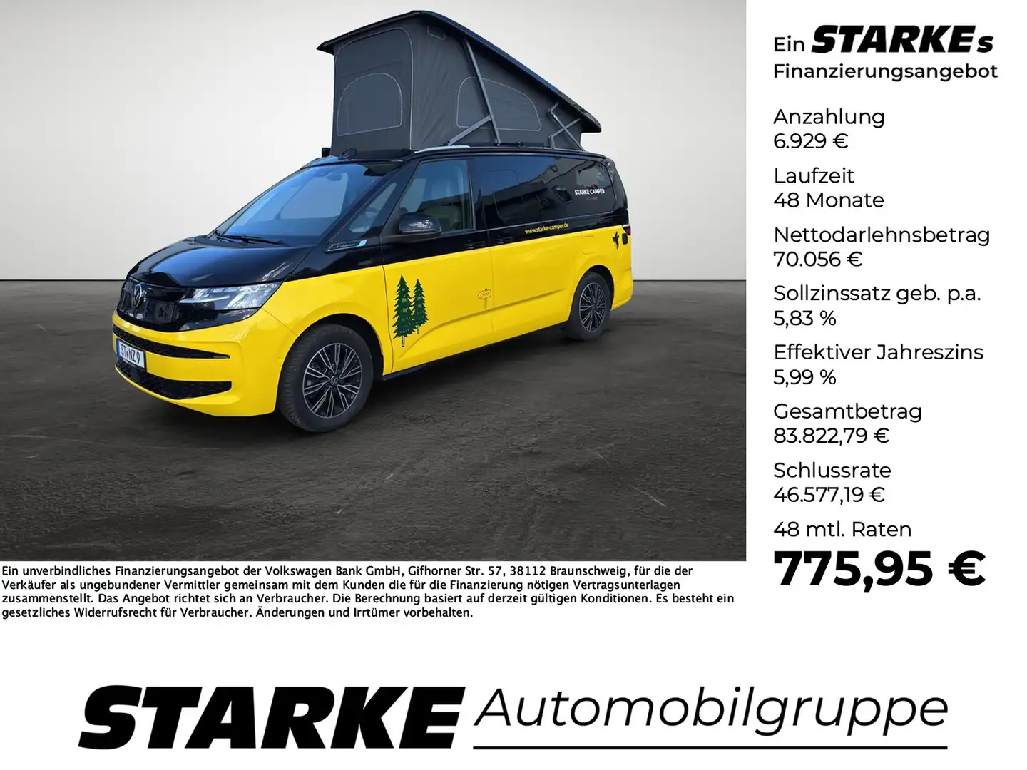 Volkswagen T7 California 2.0 TDI DSG Coast Schwarz - 1