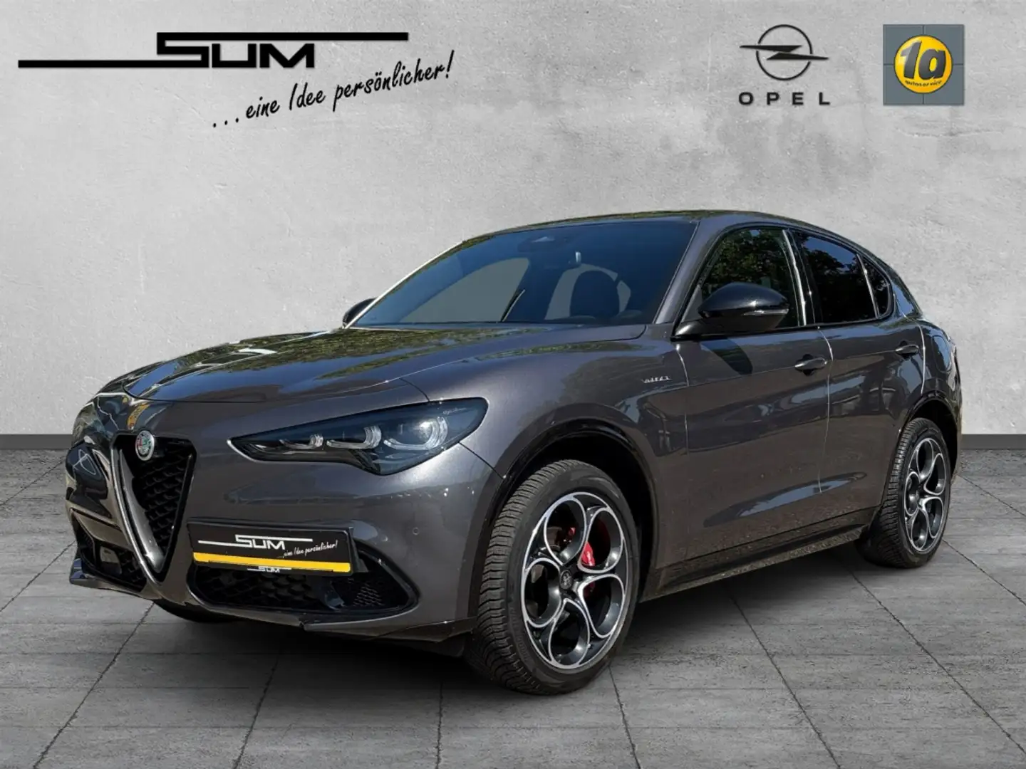 Alfa Romeo Stelvio Veloce Turbo Q4 Info-Sound-technik Paket  Navi Led Grau - 1