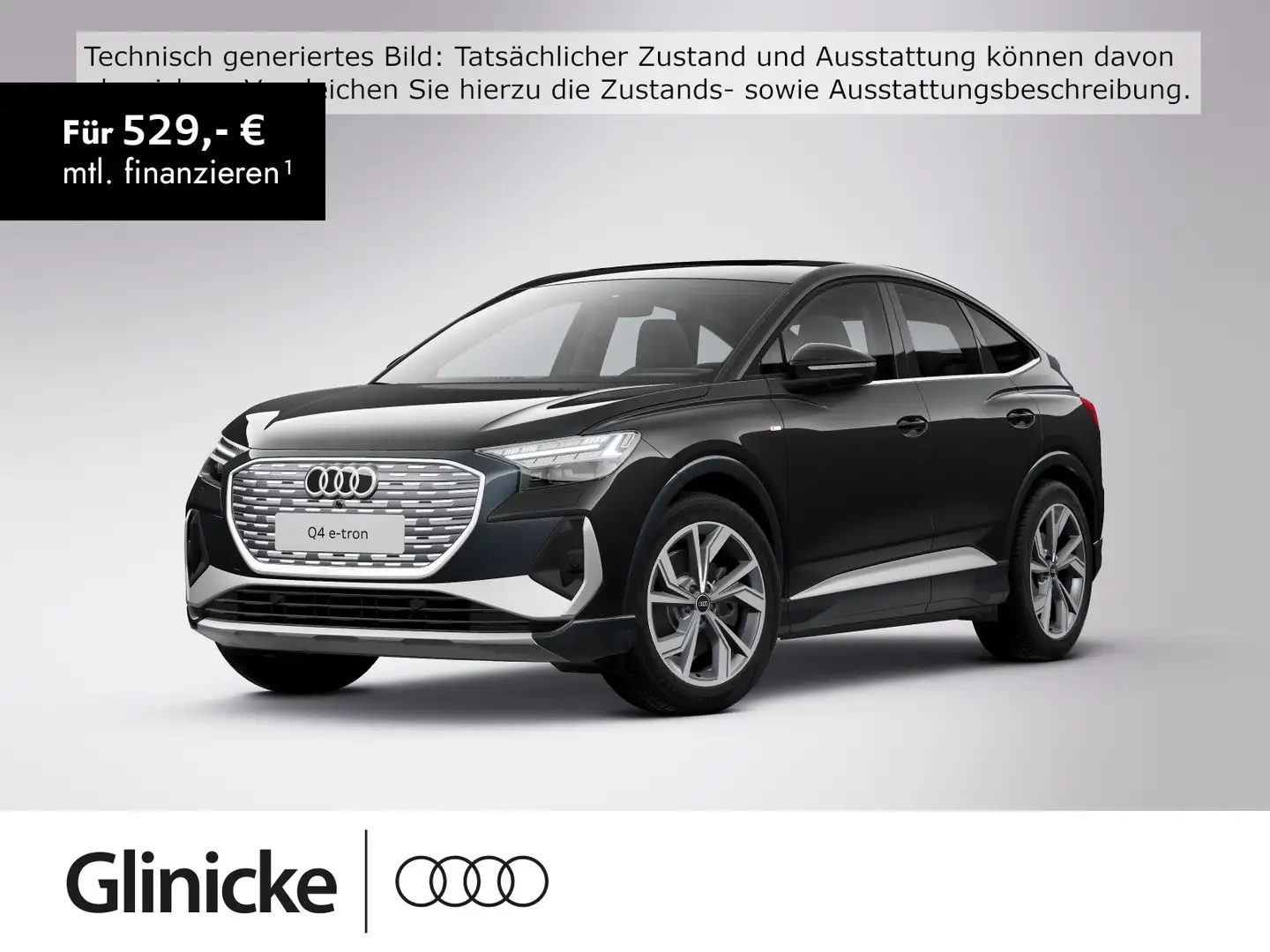 Audi Q4 e-tron Q4 Sportback e-tron 45 e-tron S-line Pano Matrix Schwarz - 1