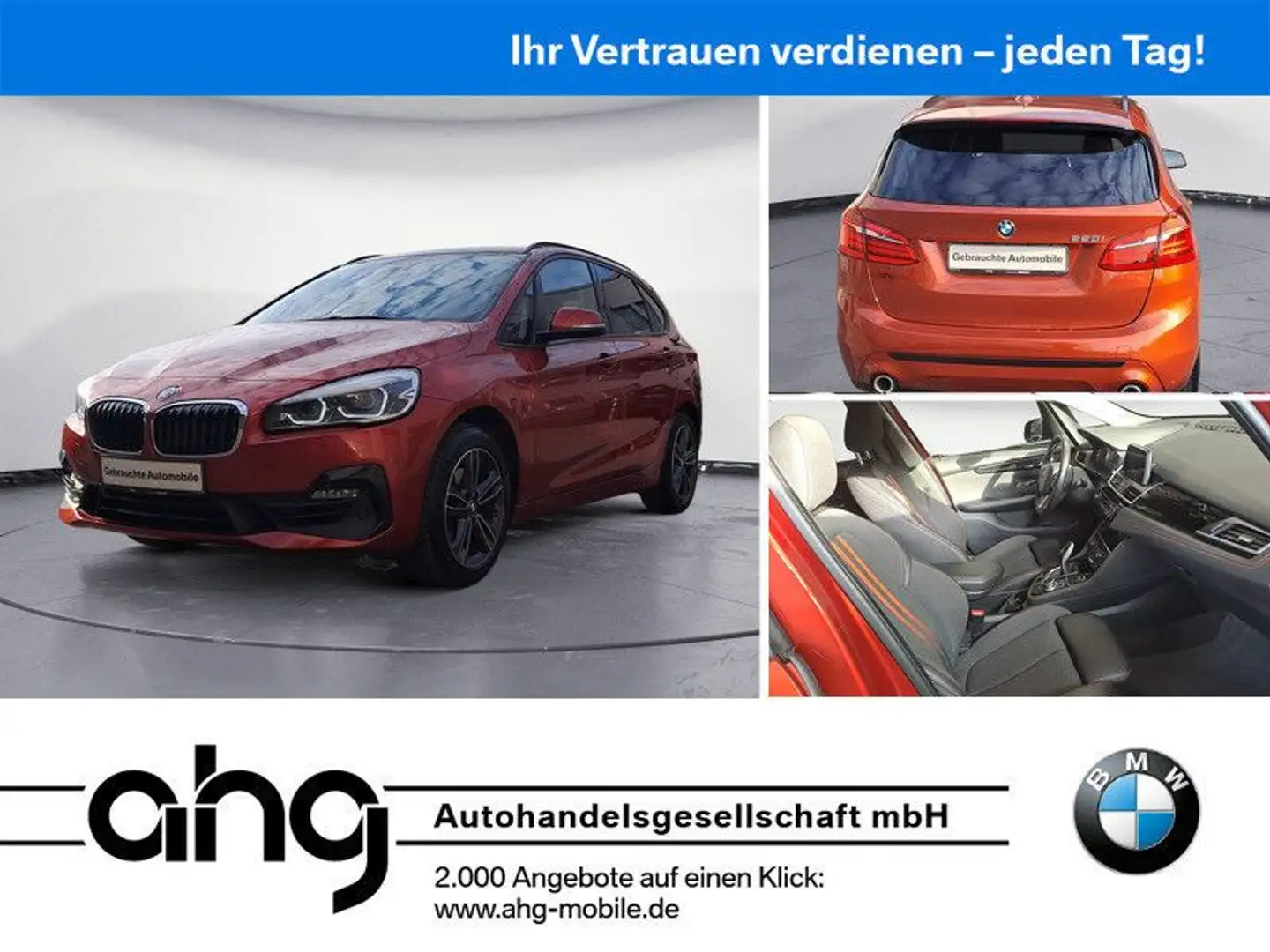 BMW 220 Steptronic Sport Line Navi LE Orange - 1