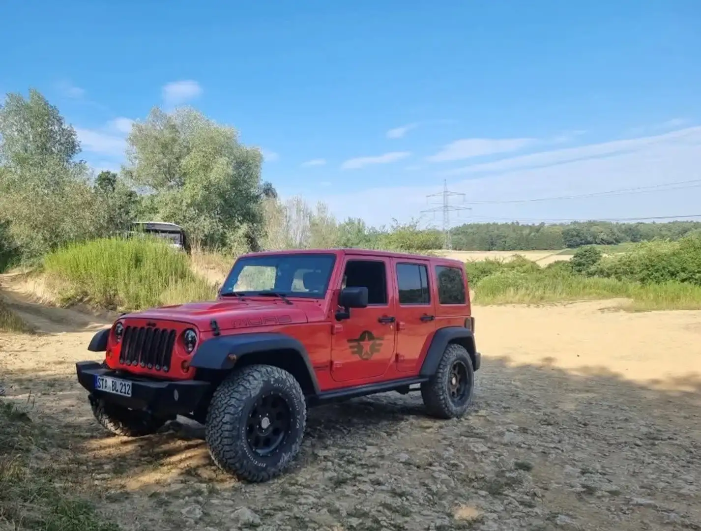 Jeep Wrangler Moab Roşu - 1
