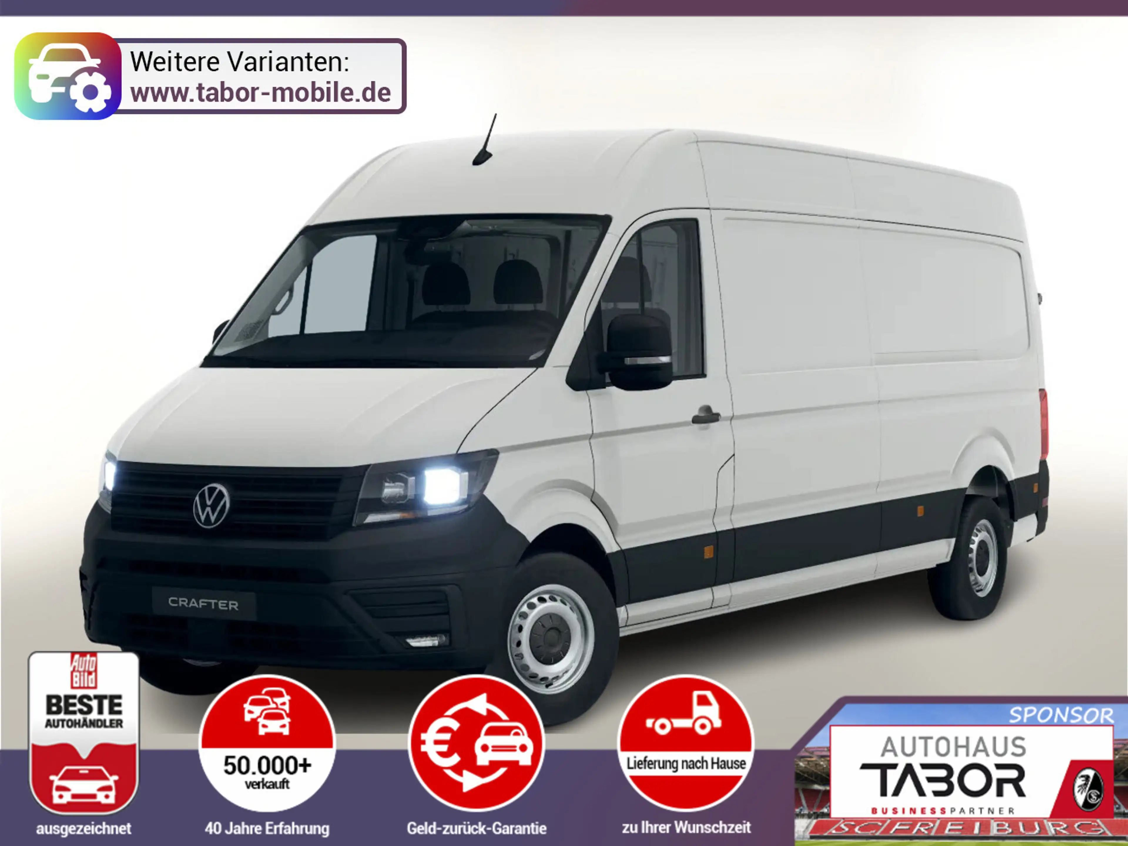 Volkswagen Crafter 35 AT8 L4H3 4M Kam Temp PDC AppC UVP-42%*
