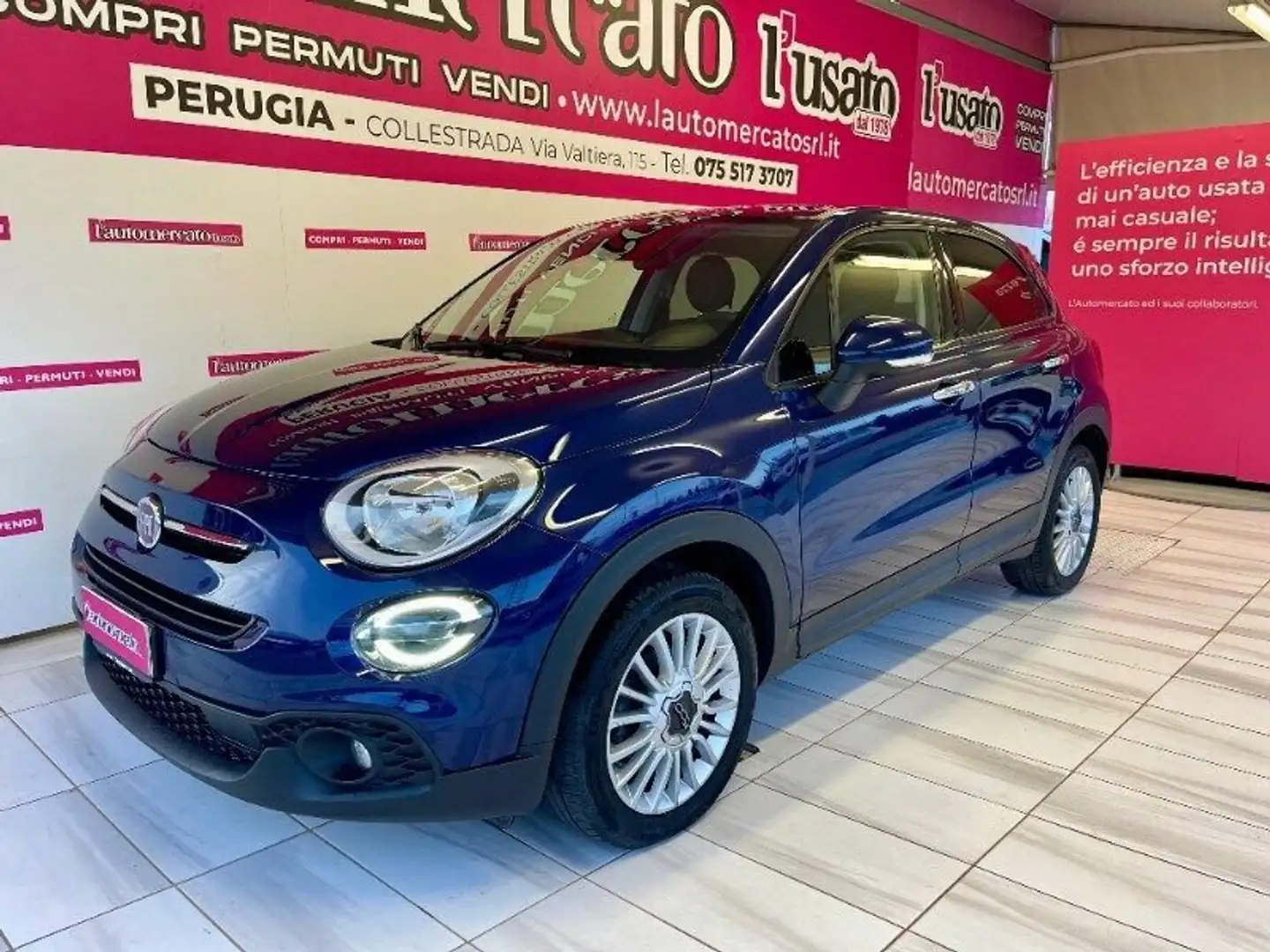 Fiat 500X 500X 1.3 MultiJet 95 CV Connect Blu/Azzurro - 1
