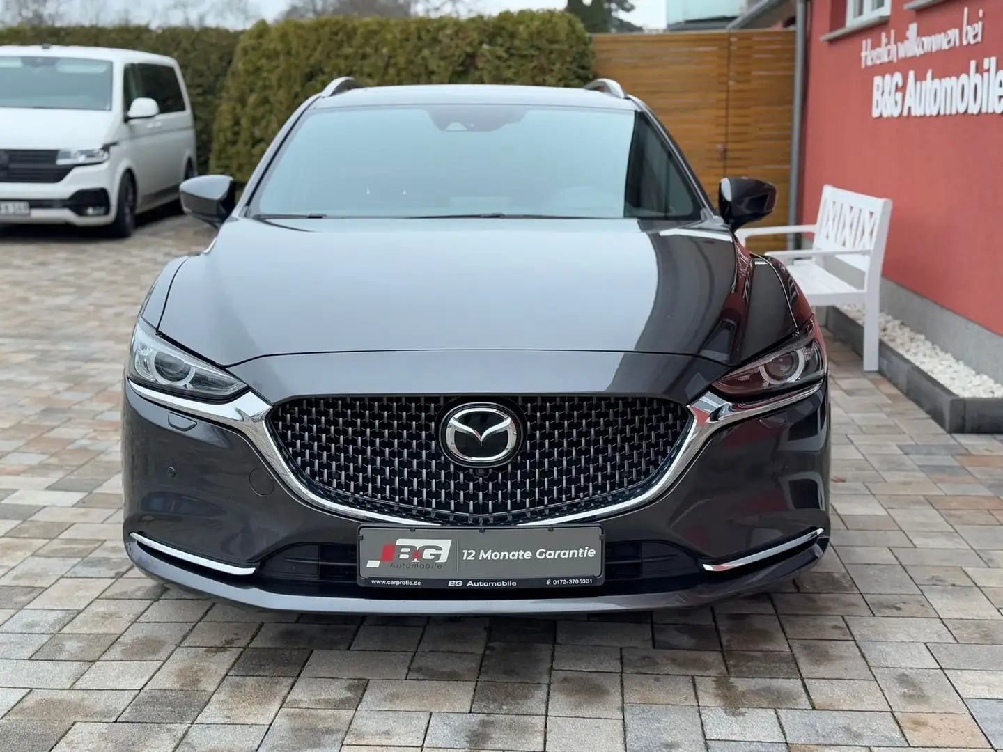 Mazda 6 Sports-Line AWD*AHK*Leder* Gri - 2