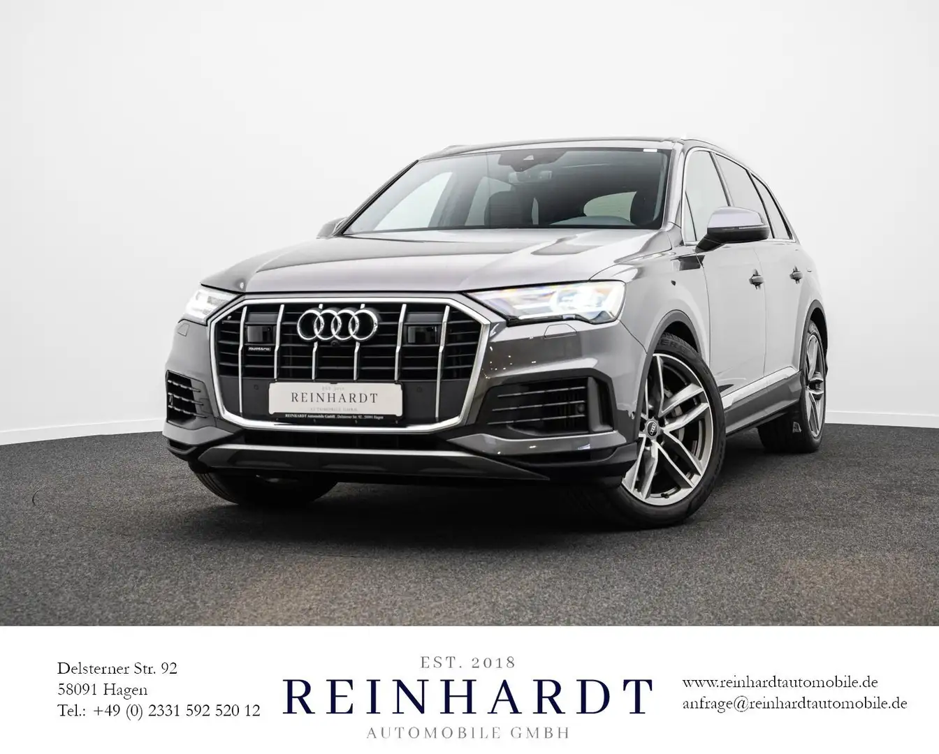Audi Q7 55TFSIe Q 21Z./ACC/PANO/KAMERA/LED/B&O/SHZ. Gris - 1