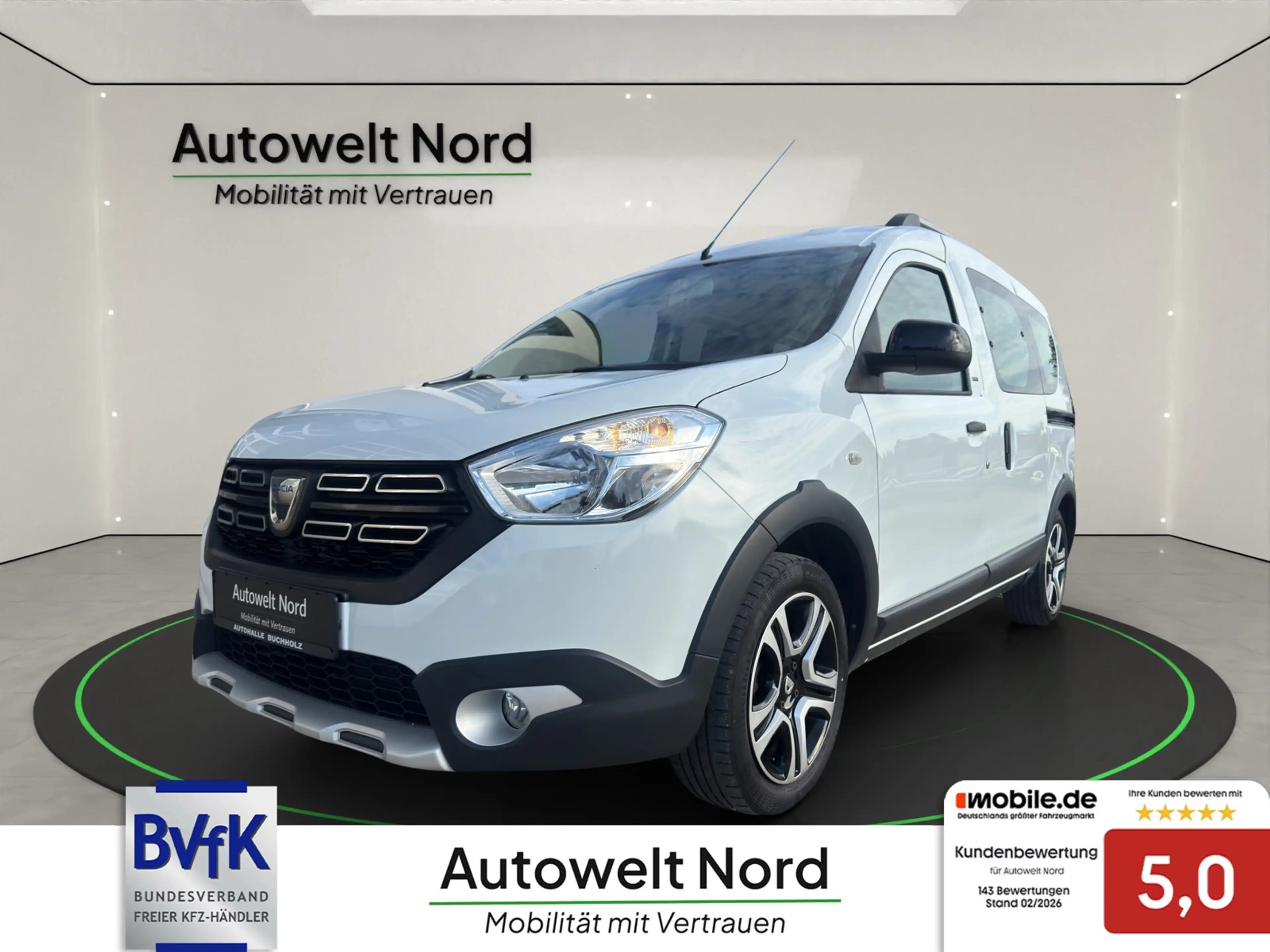 Dacia Dokker Stepway Celebration~AHK~SHZ~NAVIGATION~TEMPOM~R-KA