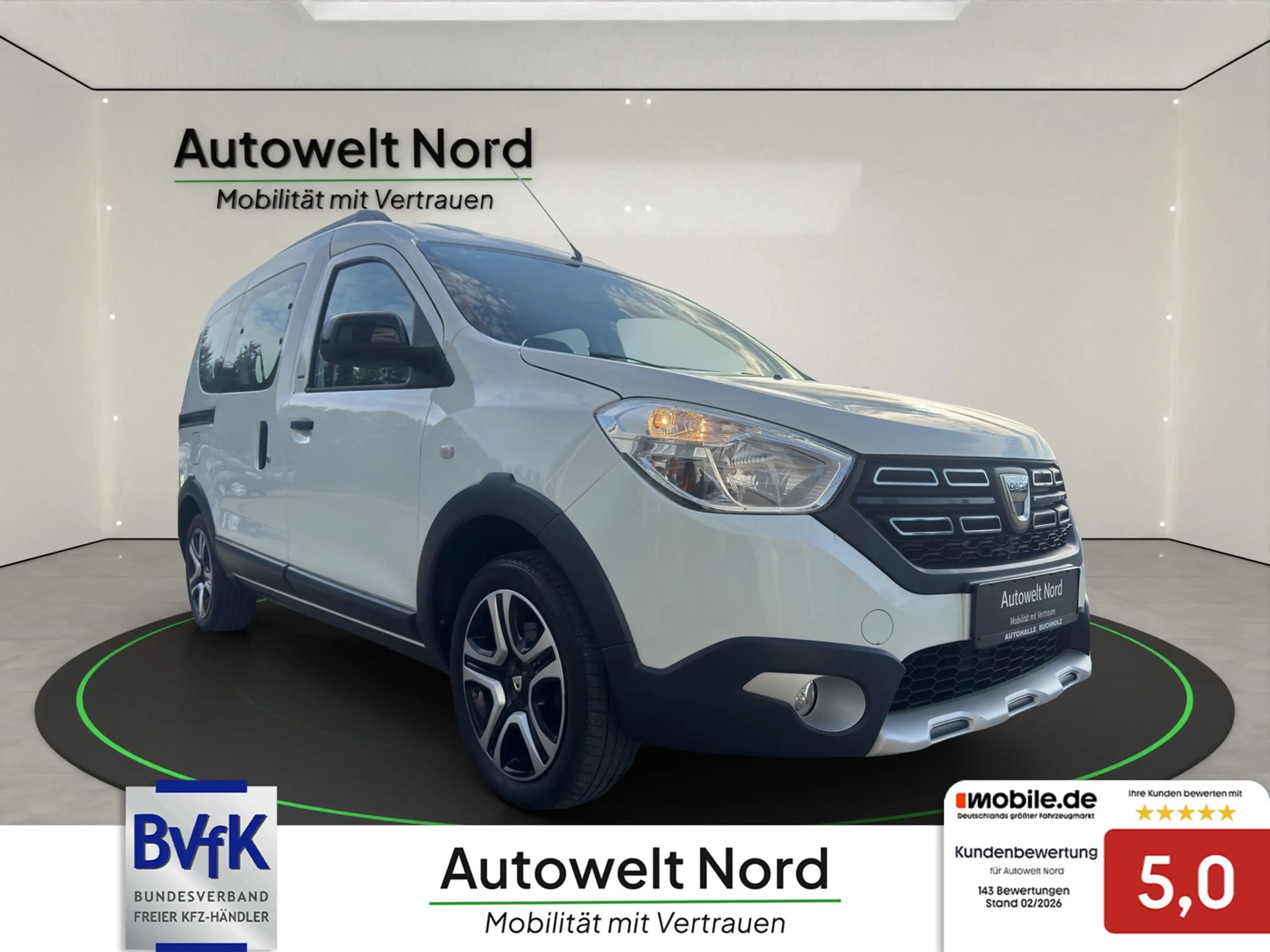Dacia Dokker Stepway Celebration~AHK~SHZ~NAVIGATION~TEMPOM~R-KA — photo 3