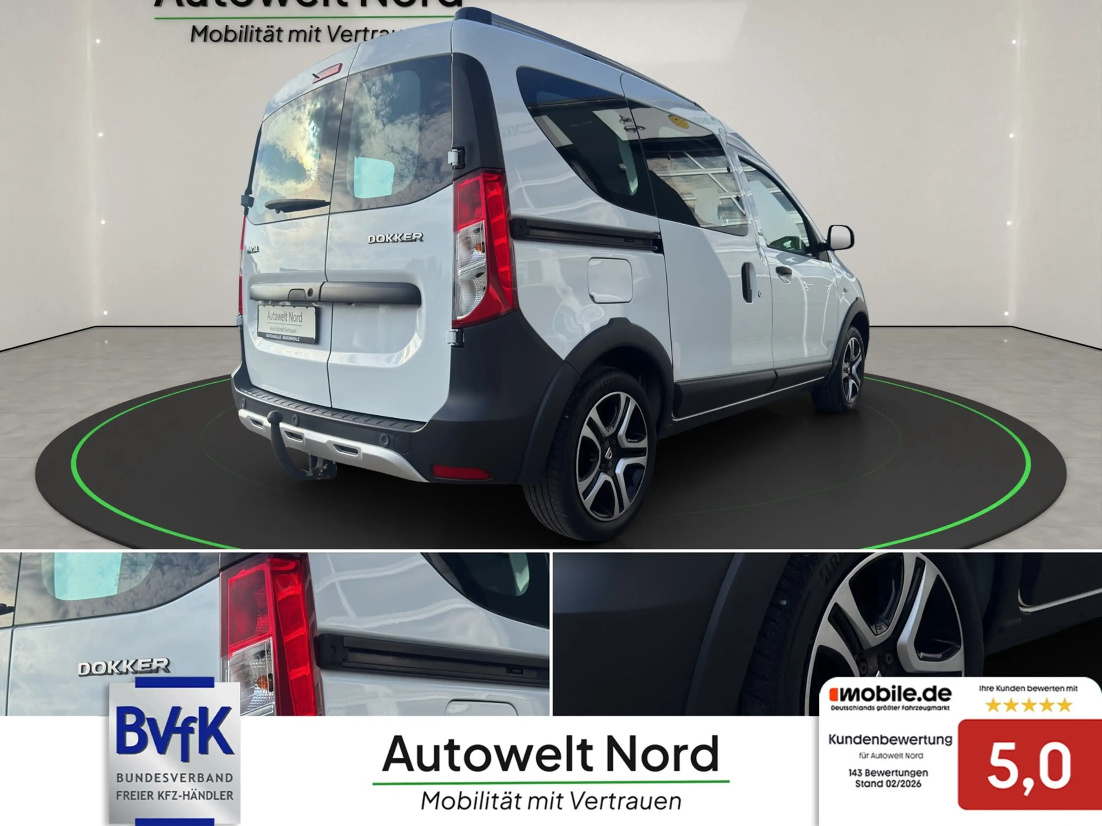 Dacia Dokker Stepway Celebration~AHK~SHZ~NAVIGATION~TEMPOM~R-KA — photo 5