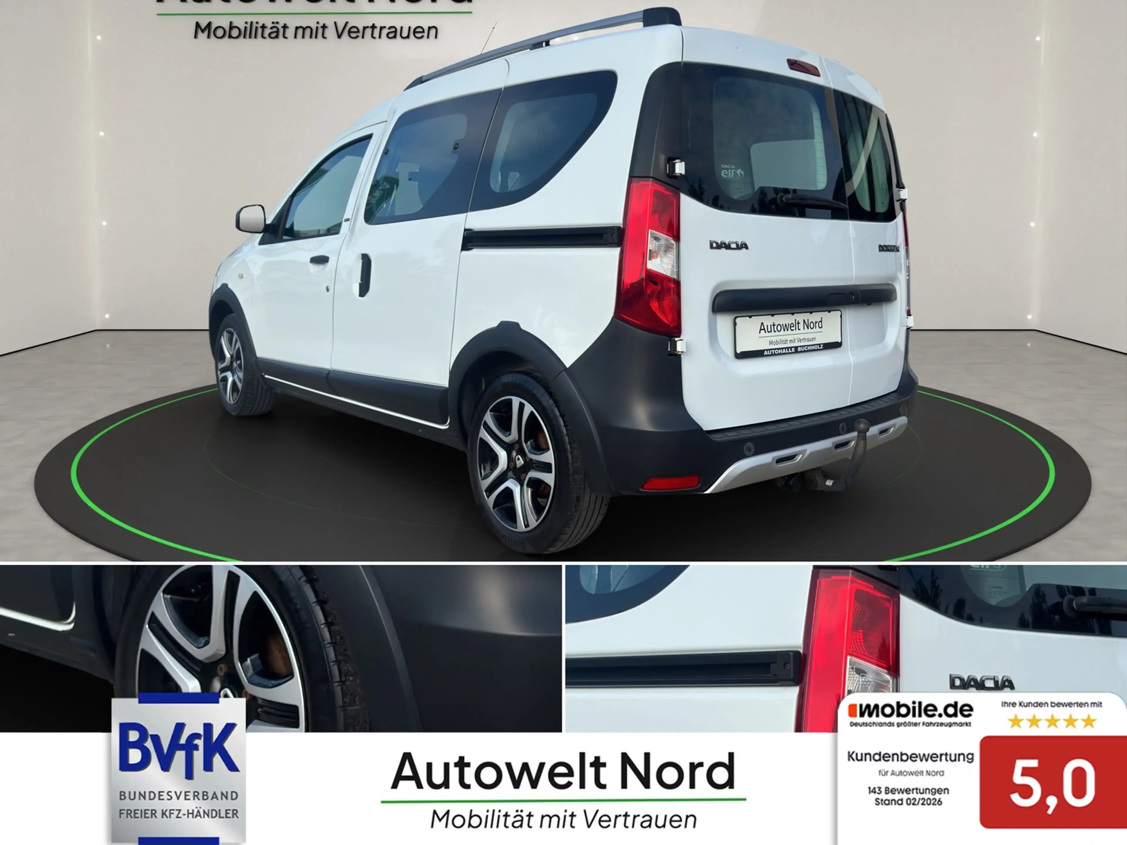 Dacia Dokker Stepway Celebration~AHK~SHZ~NAVIGATION~TEMPOM~R-KA — photo 7