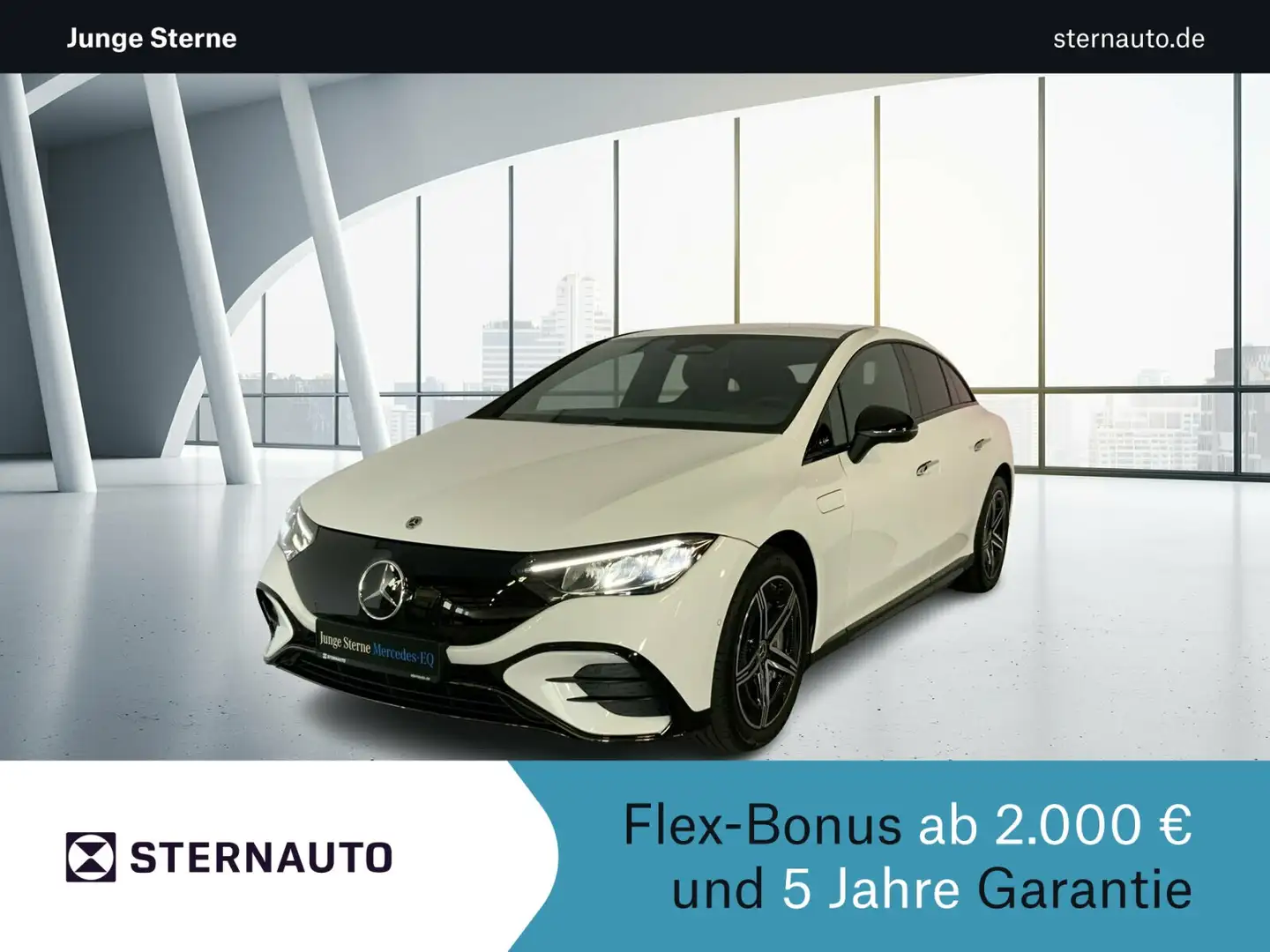 Mercedes-Benz EQE 300 EQE 300 AMG Night Hinterachslenkung WiterPak Mem Weiß - 1