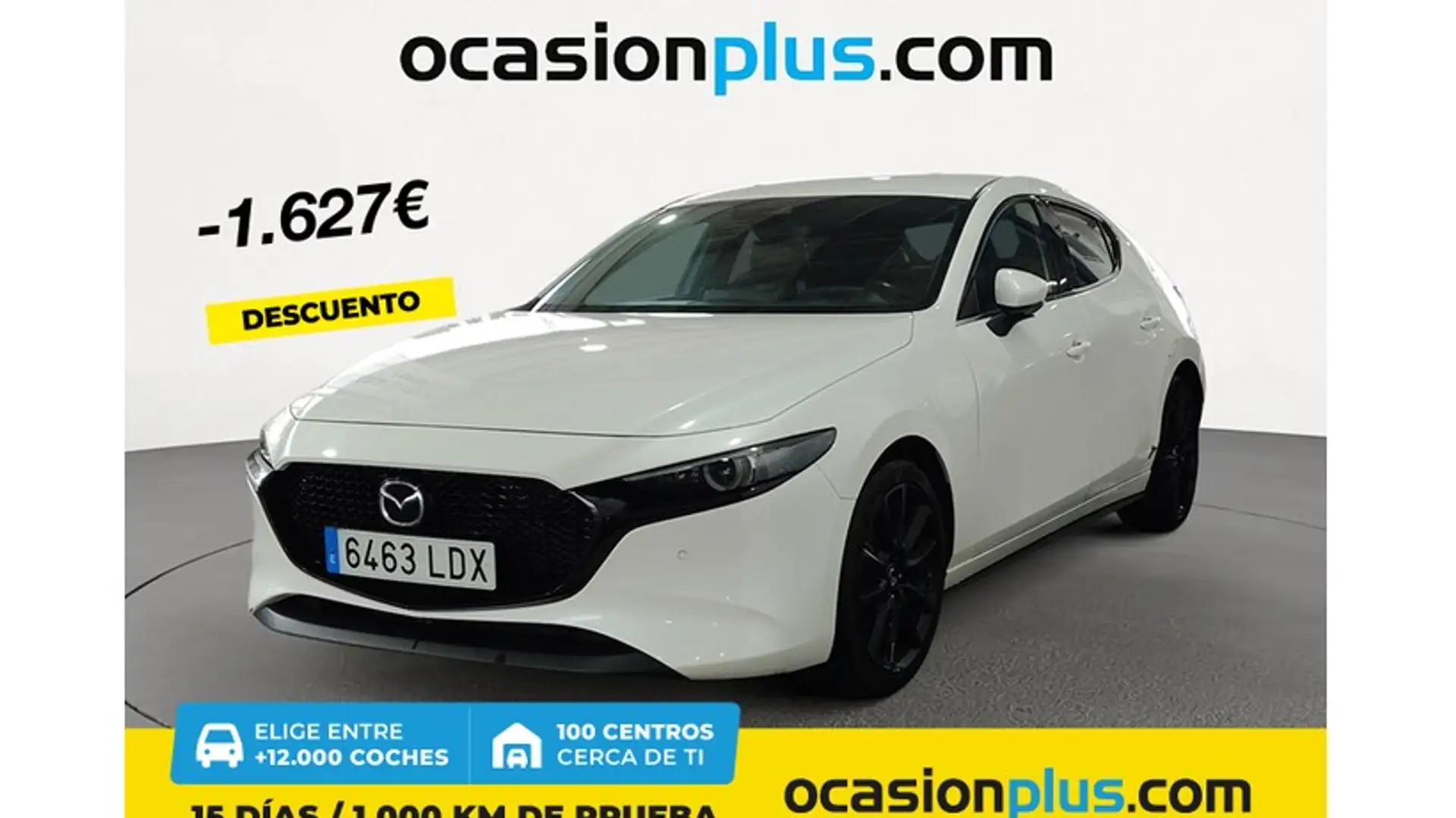 Mazda 3 2.0 Skyactiv-X Zenith-X Safety Black 132kW Blanco - 1
