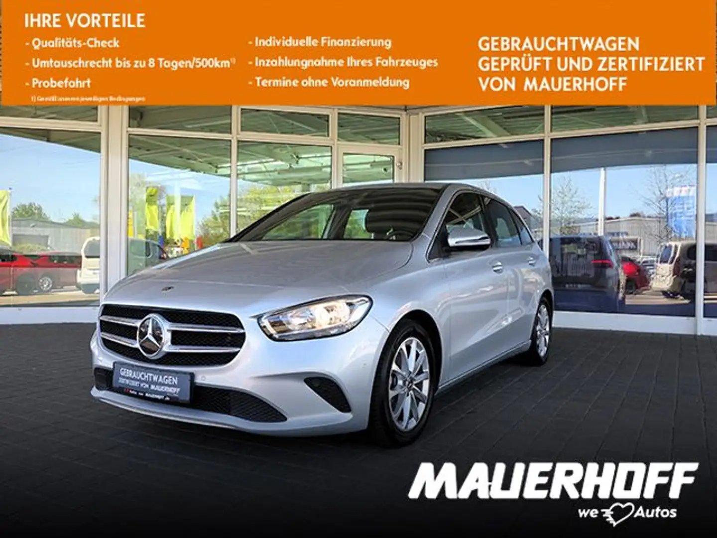 Mercedes-Benz B 180 | Navi | Sitzhzg | Regensensor Silber - 1
