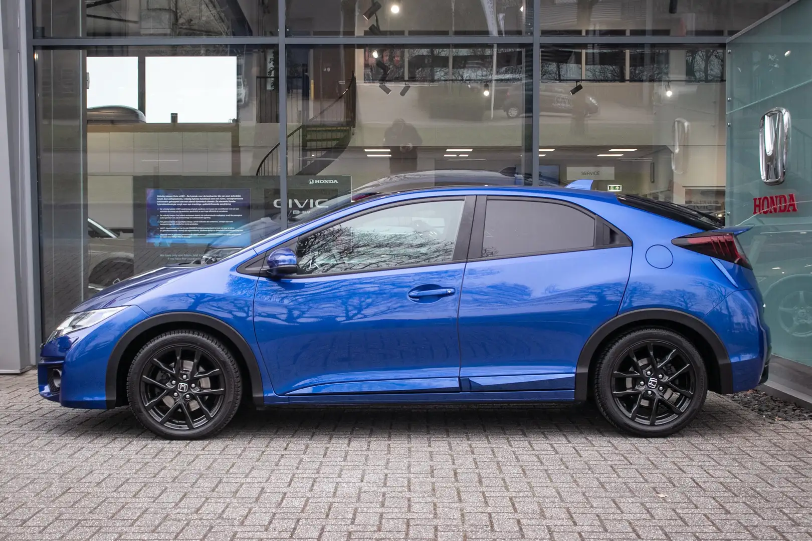 Honda Civic 1.6D Sport All in rijklaarprijs | Navi | Camera | Blauw - 2