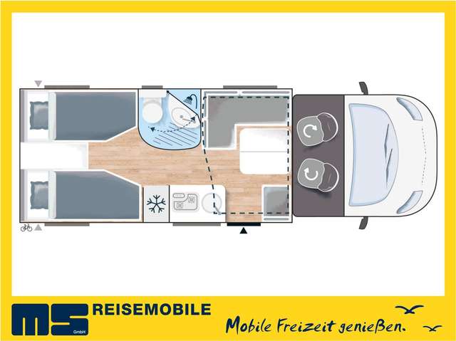 Chausson 627 GA TITANIUM -PREMIUM /EINZELBETTEN & HUBBETT