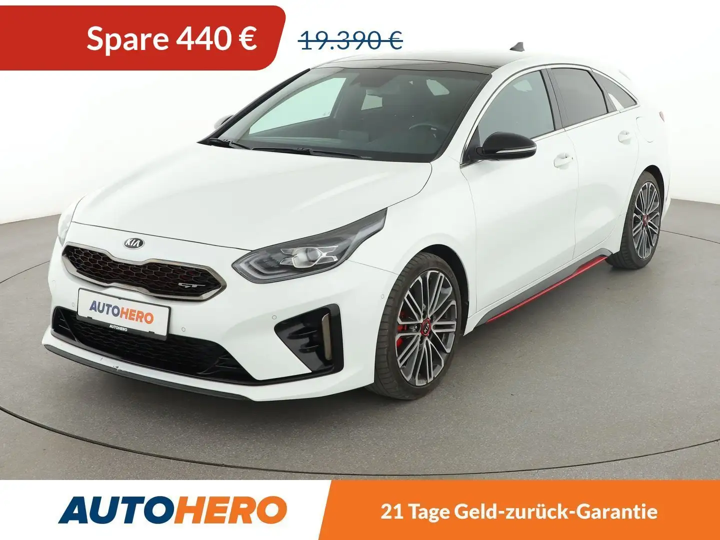 Kia ProCeed / pro_cee'd 1.6 TGDI GT *NAVI*LED*CAM*ACC*PDC*SHZ* Weiß - 1