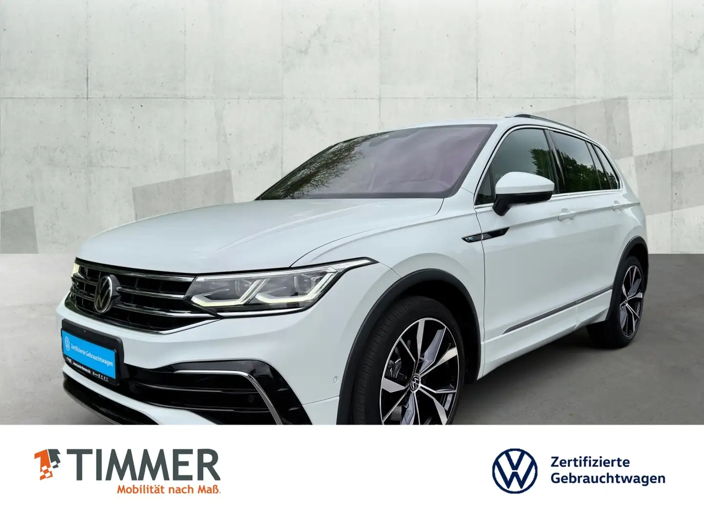 Volkswagen Tiguan 2.0 TDI DSG 4M R-LINE *AHK *IQ.LIGHT *360° *VIRTU Wit - 1