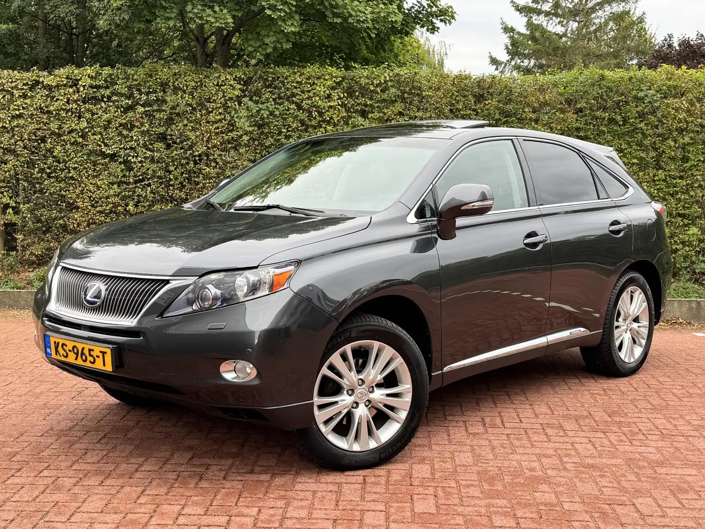 Lexus RX 450h 4WD Trekhaak HeadUpDisplay Dakraam DealerOnderhoud Gris - 1