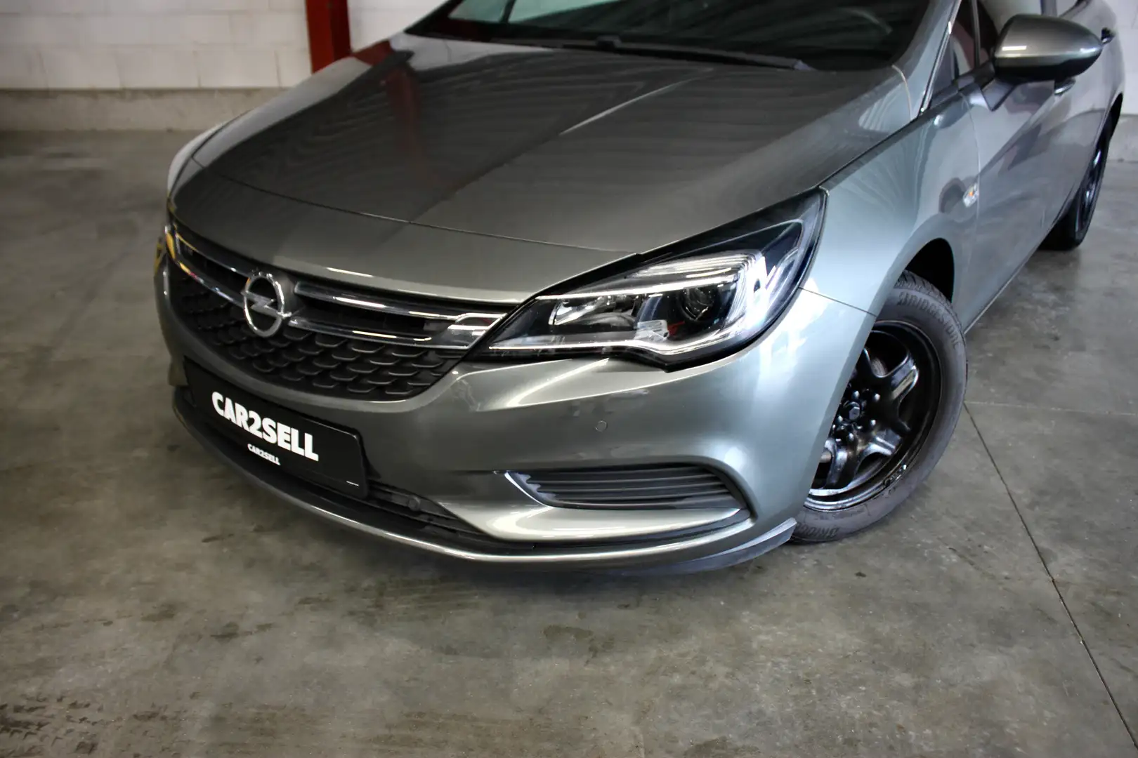 Opel Astra 1.4 Turbo NAVI/AIRCO/LED/TREKHAAK **12M GARANTIE** Gris - 2