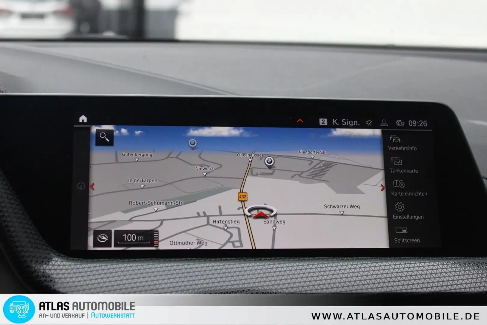 BMW 118 d Advantage Steptronic LED=Navigation=LEDER Blau - 2