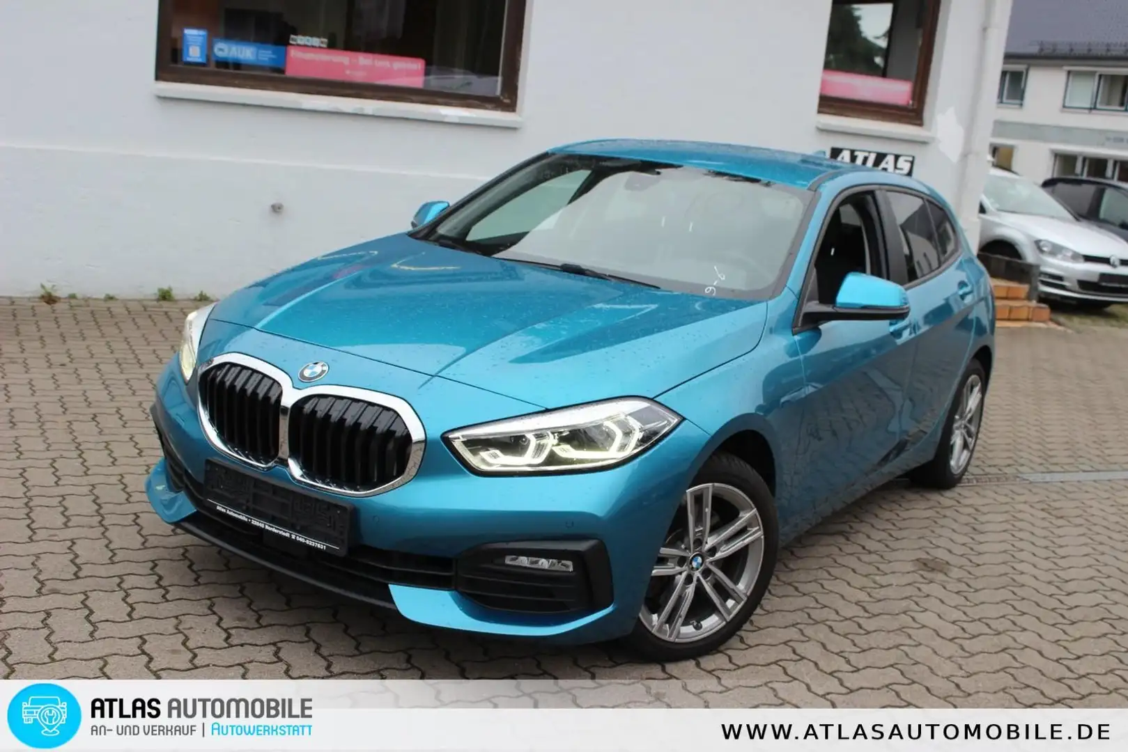 BMW 118 d Advantage Steptronic LED=Navigation=LEDER Blau - 1