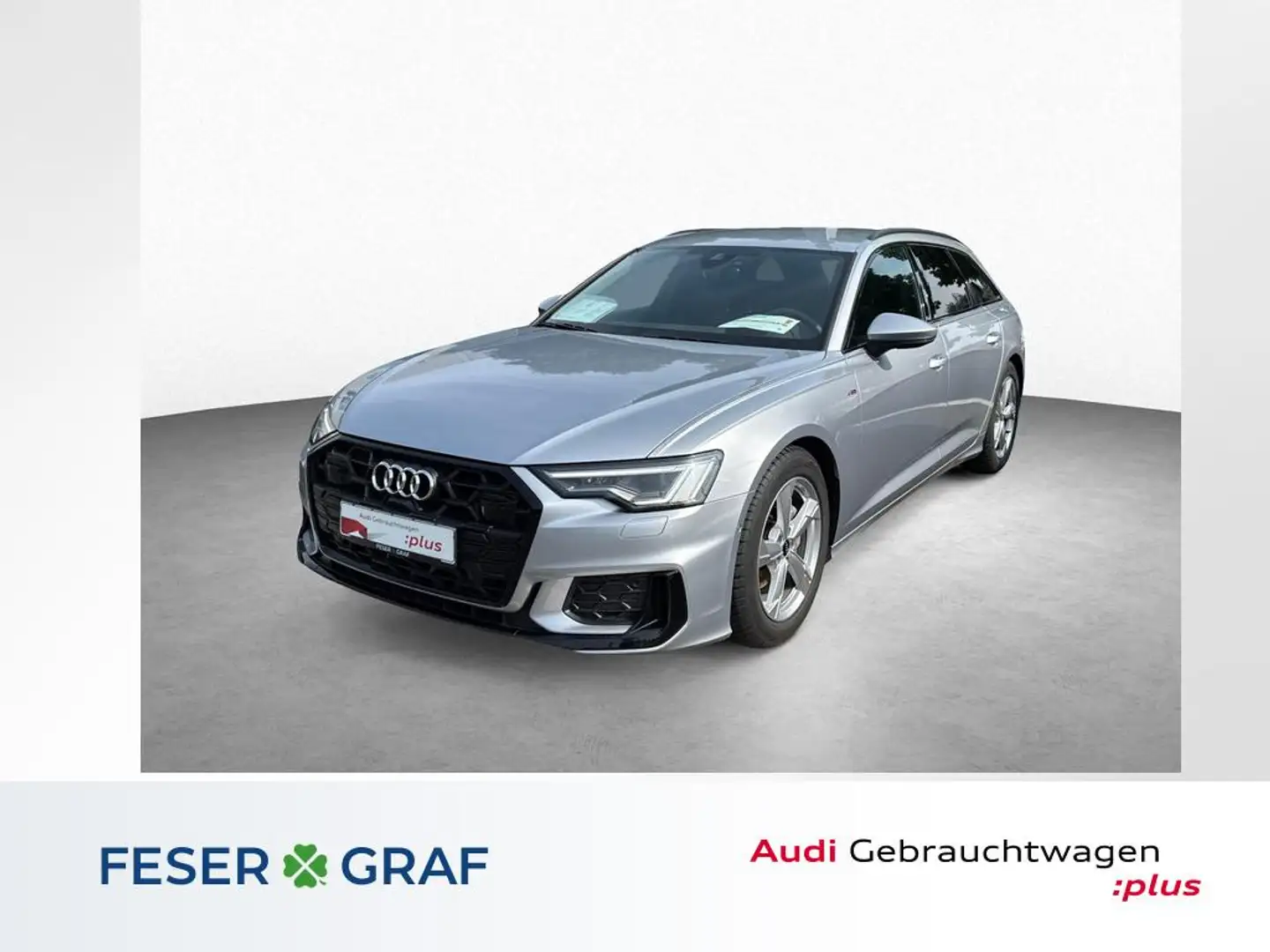 Audi A6 Avant Design 40 TDI S tronic S line-HuD-Matrix-ACC Argento - 1